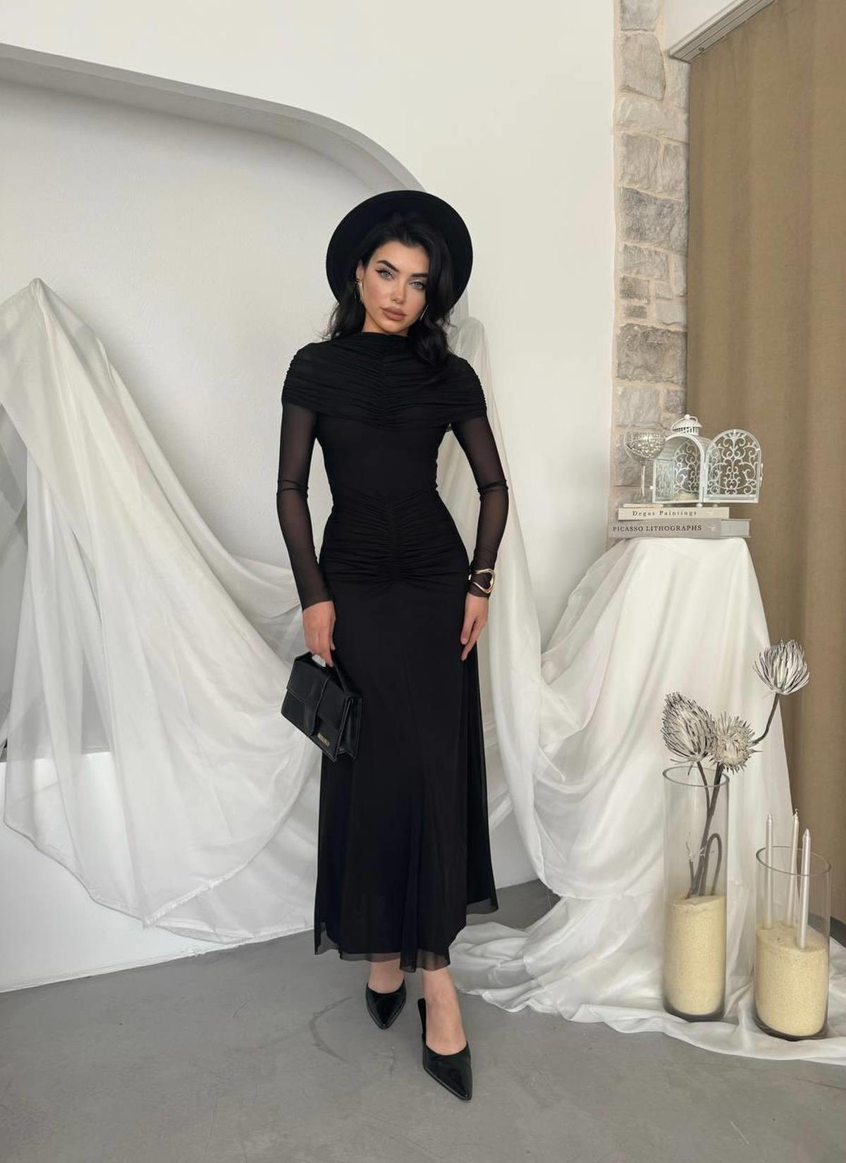 Novia Pleated Dress
