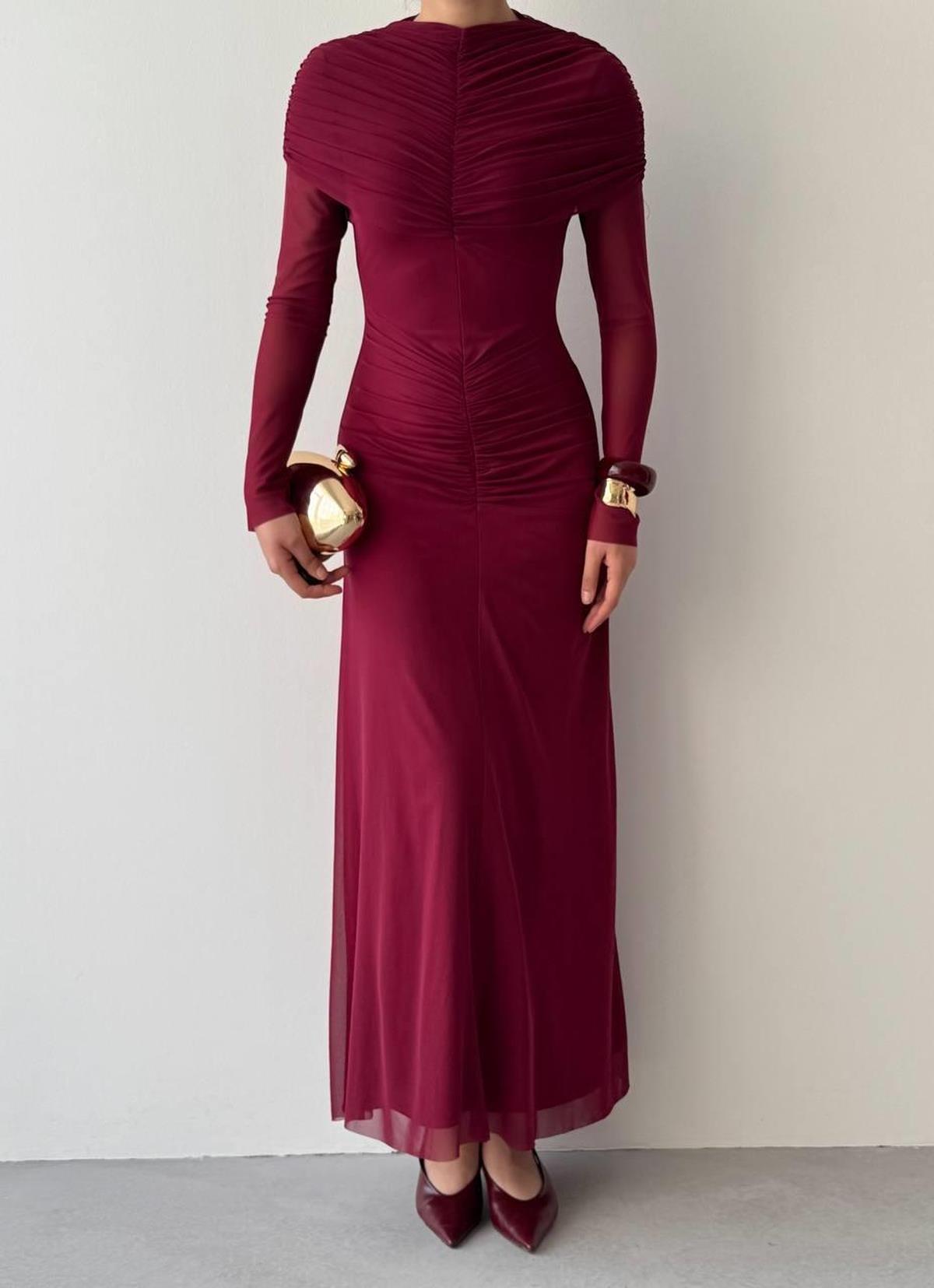 Novia Pleated Dress