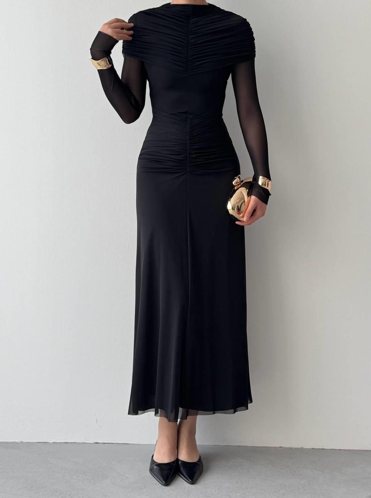 Novia Pleated Dress