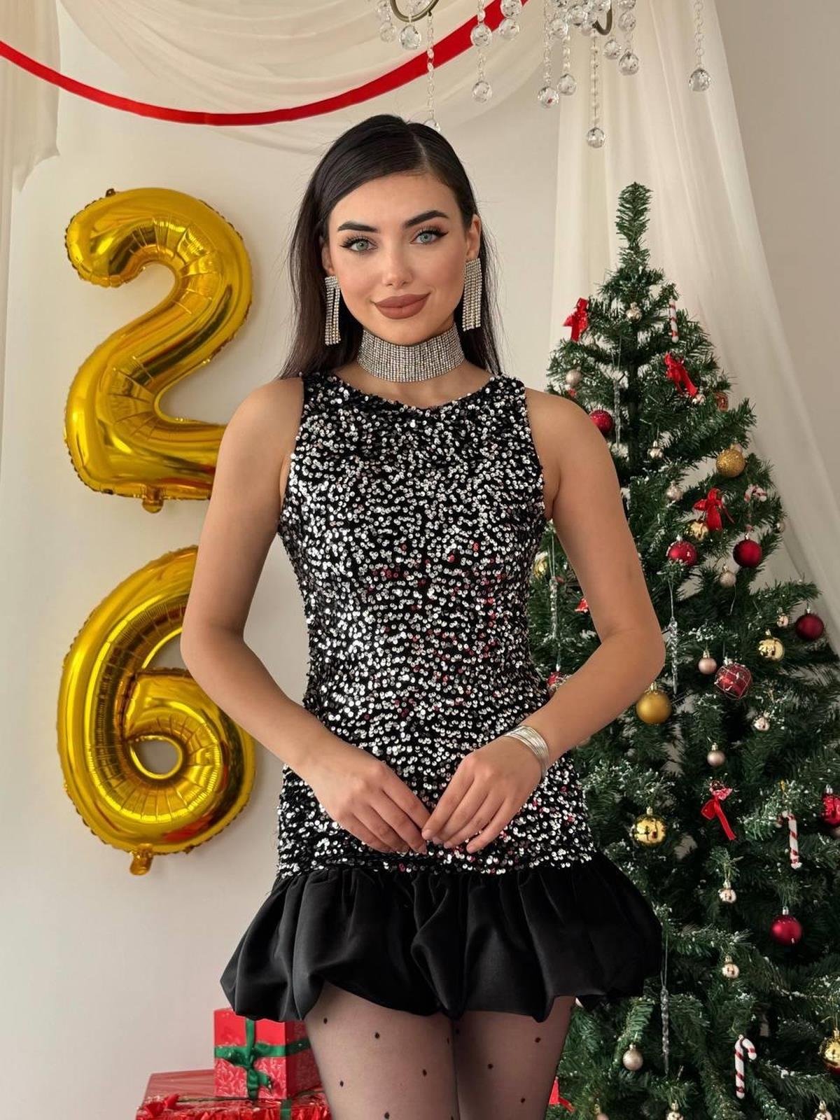 Nuvia Sequin Dress
