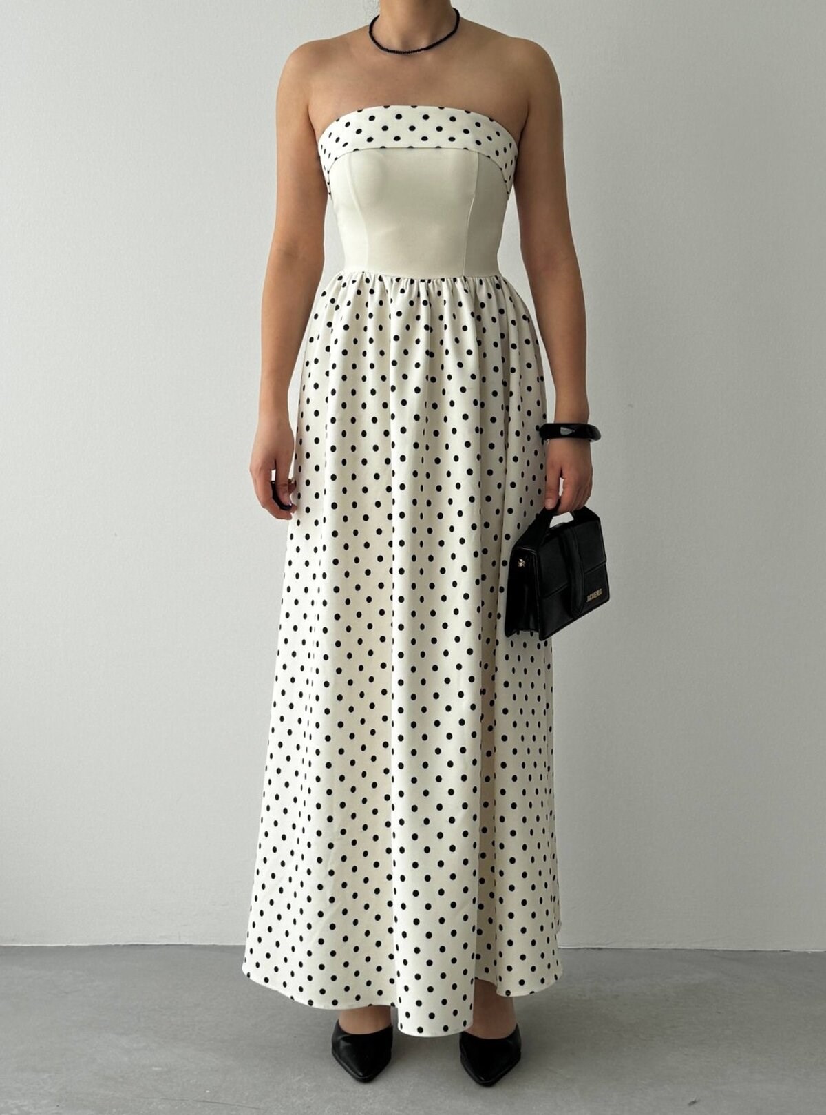 Penas Strapless Dress
