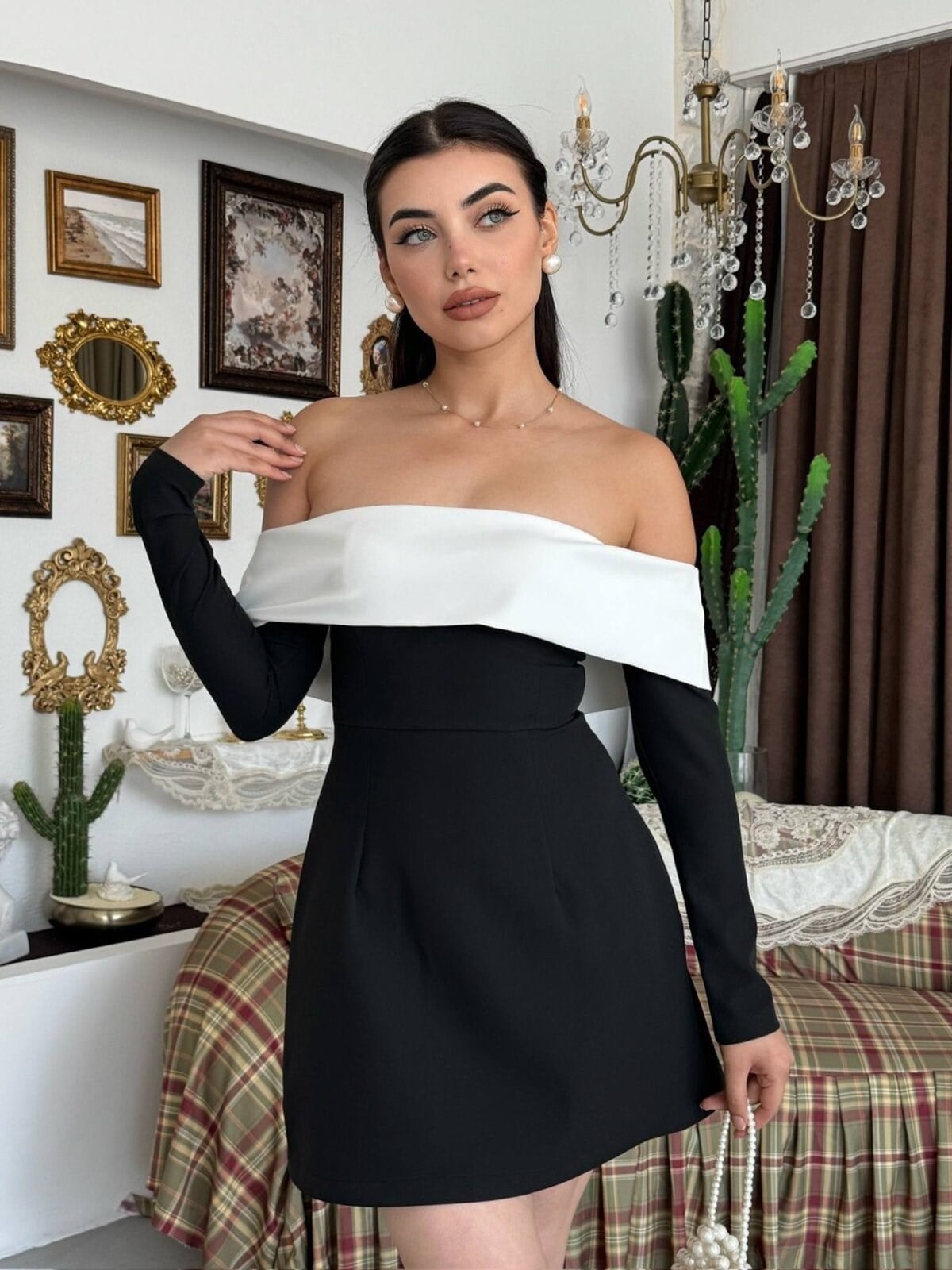 Pmoys Strapless Dress