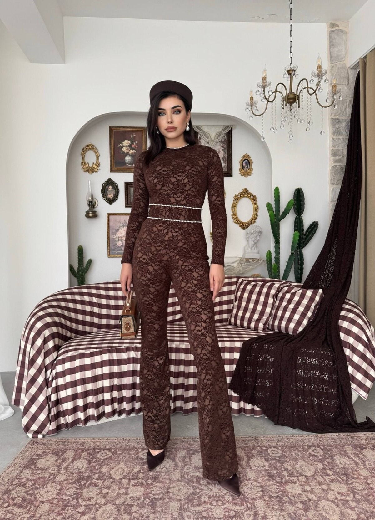 Ponas Belt-Detail Jumpsuit