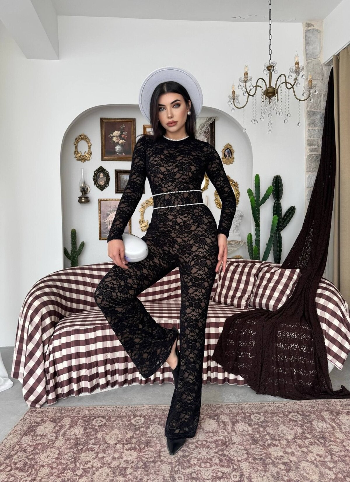 Ponas Belt-Detail Jumpsuit