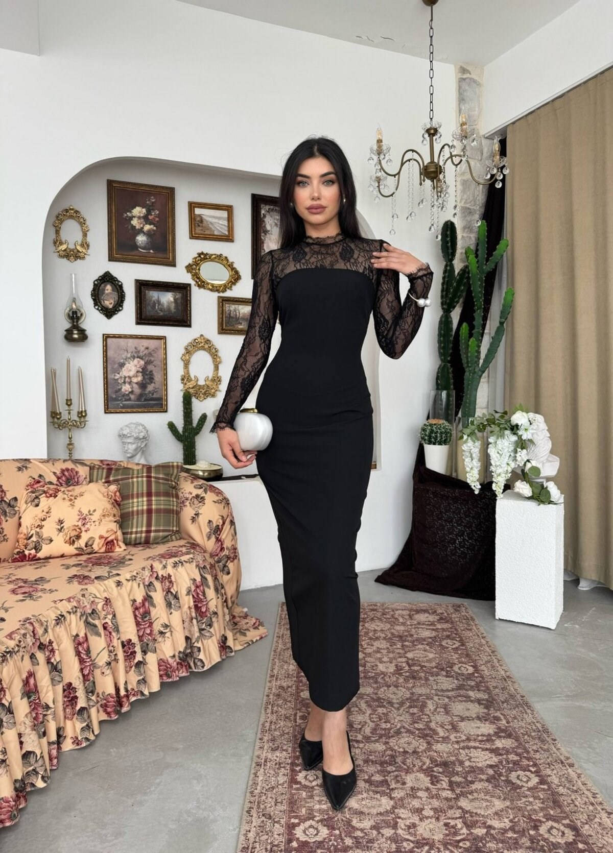 Renas Midi Dress