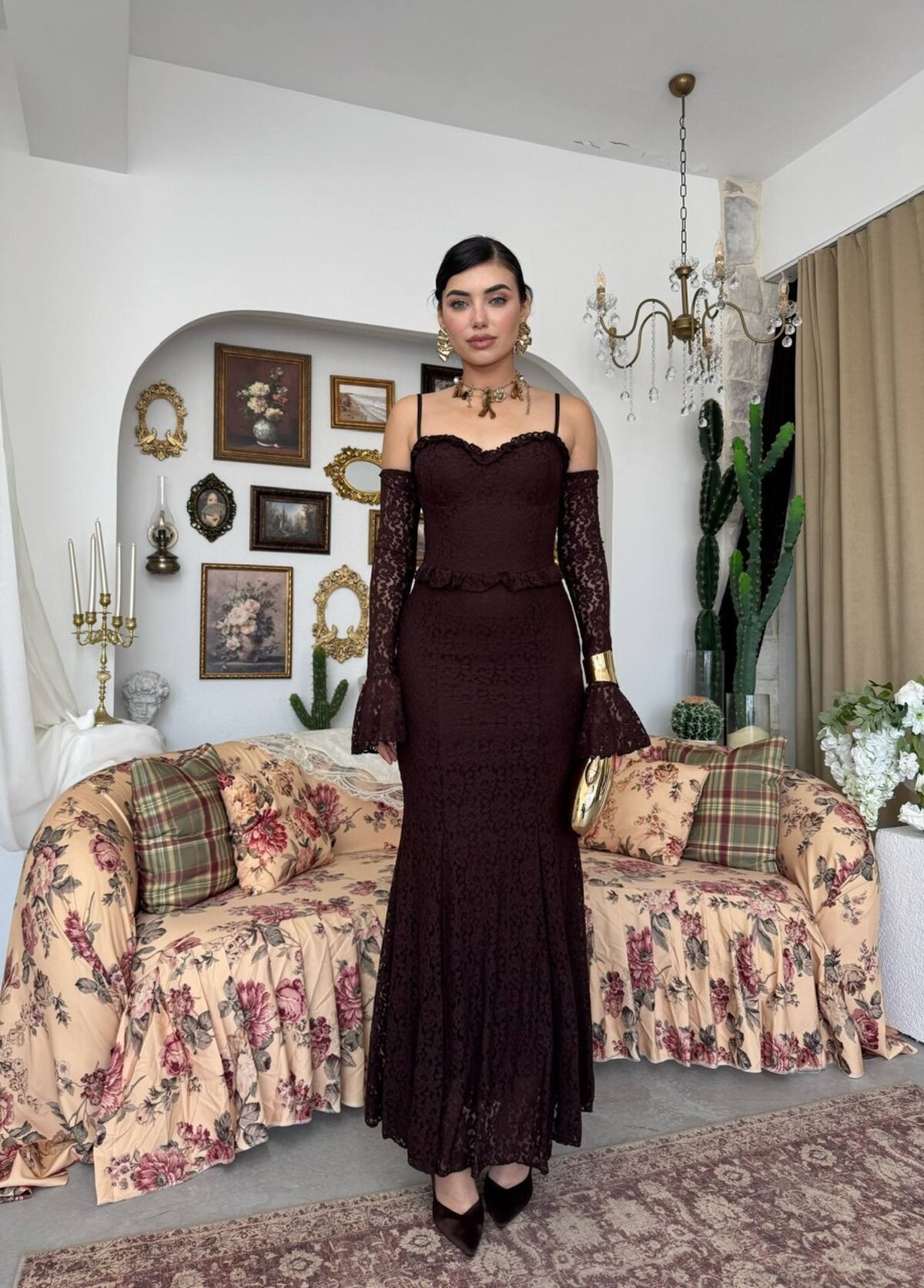 Rense Dress with Cord Strap Detail