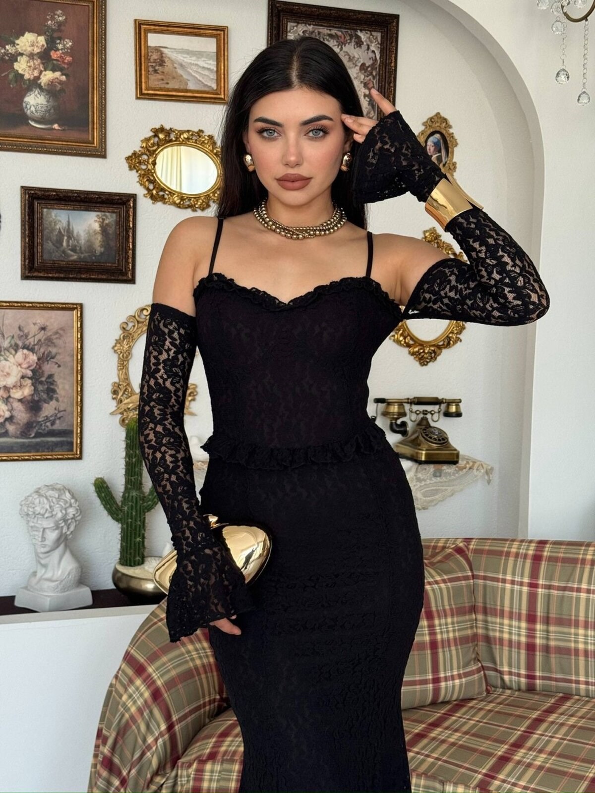 Rense Dress with Cord Strap Detail