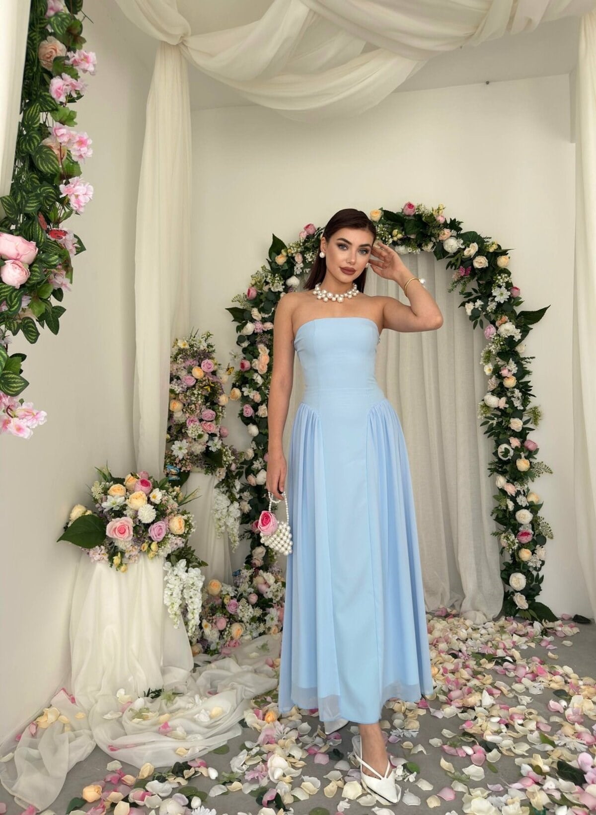 Reny Strapless Dress