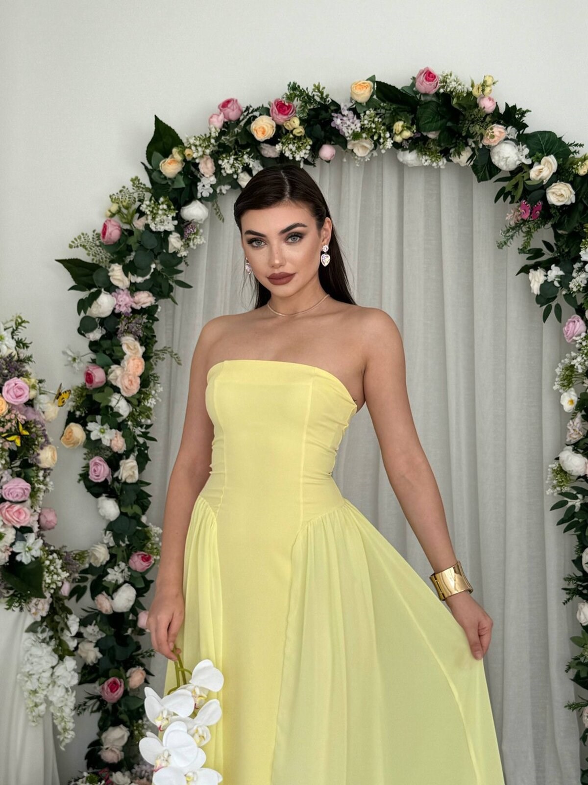 Reny Strapless Dress