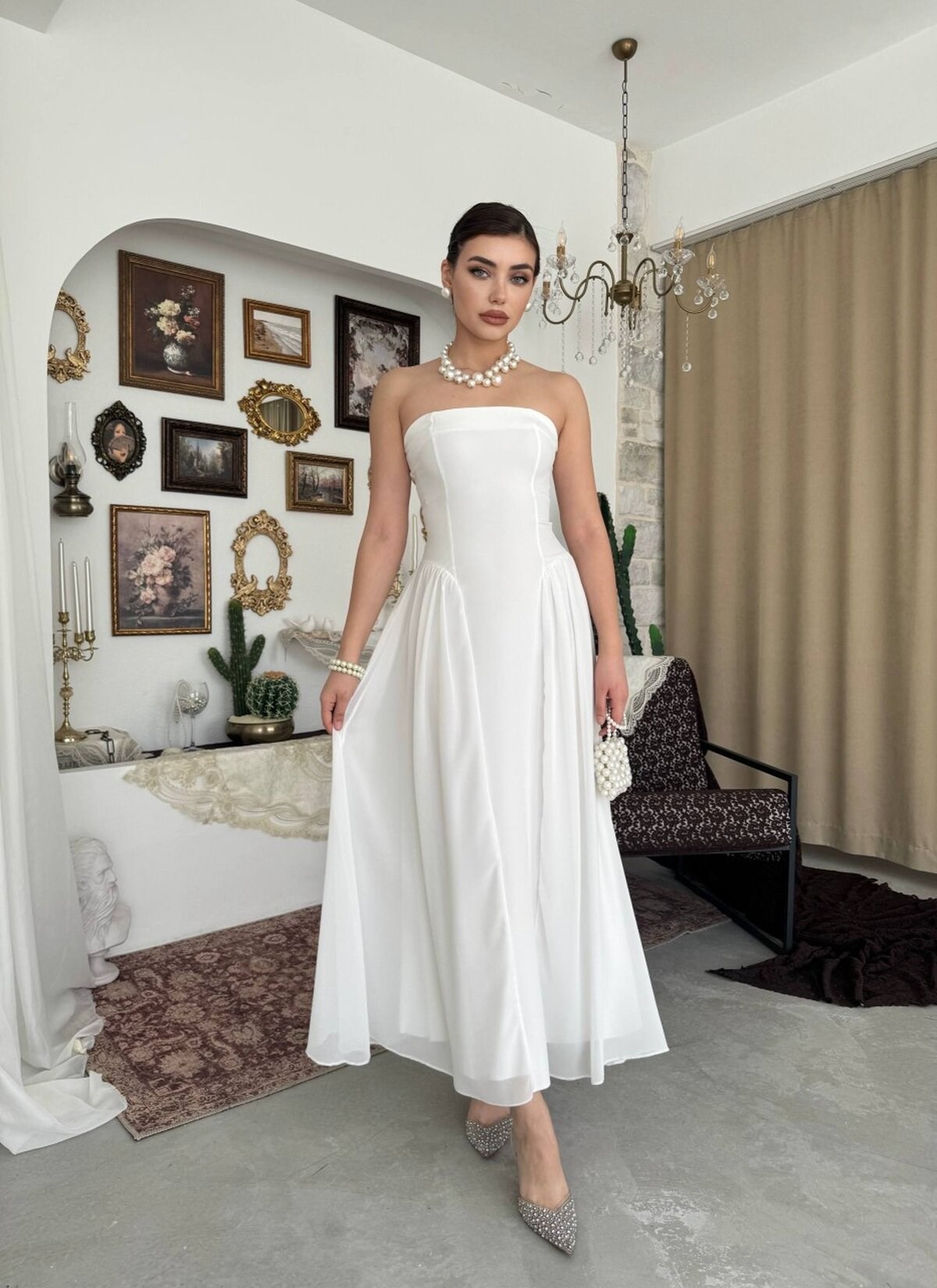 Reny Strapless Dress