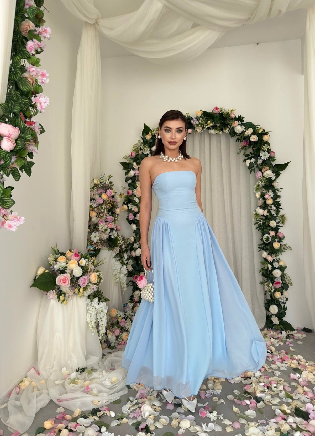 Reny Strapless Dress