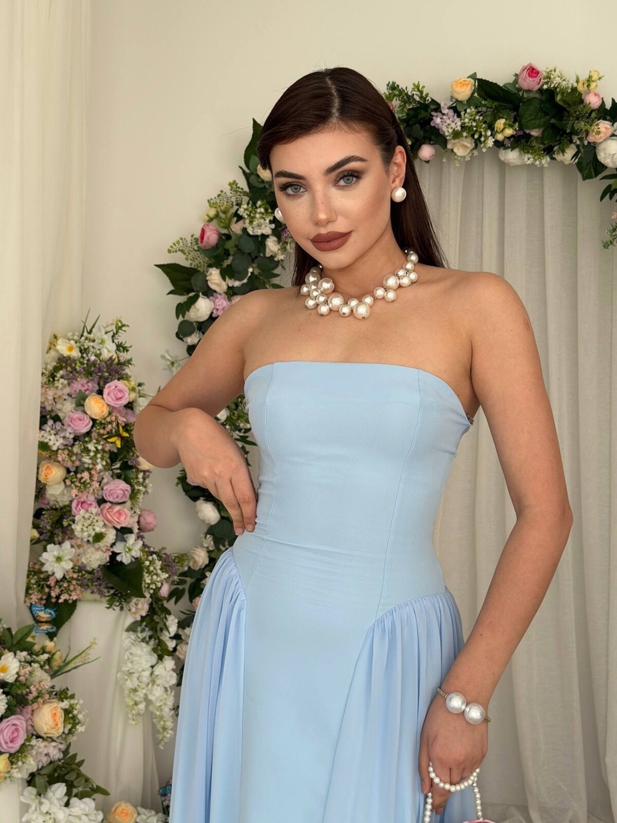 Reny Strapless Dress