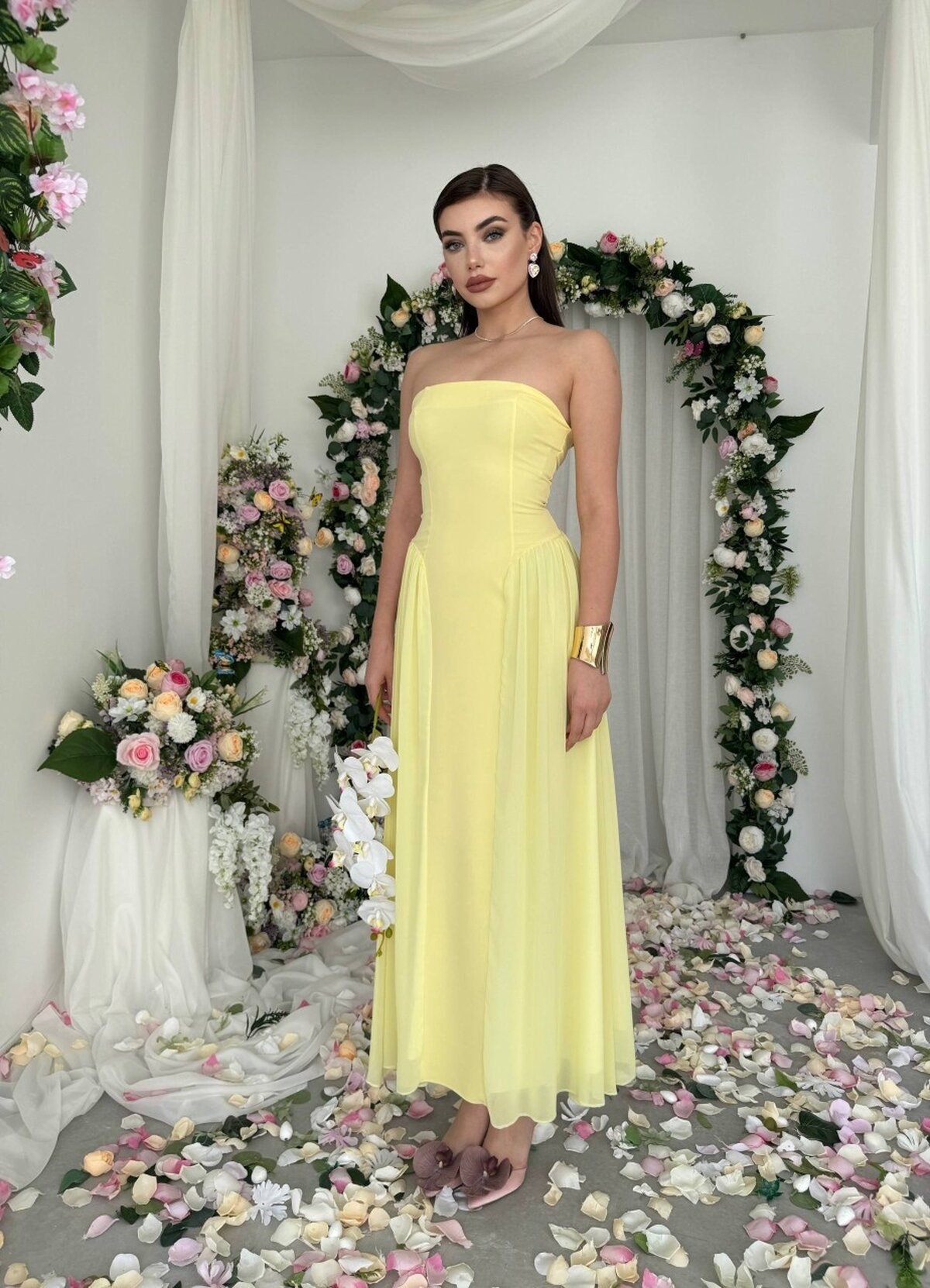 Reny Strapless Dress