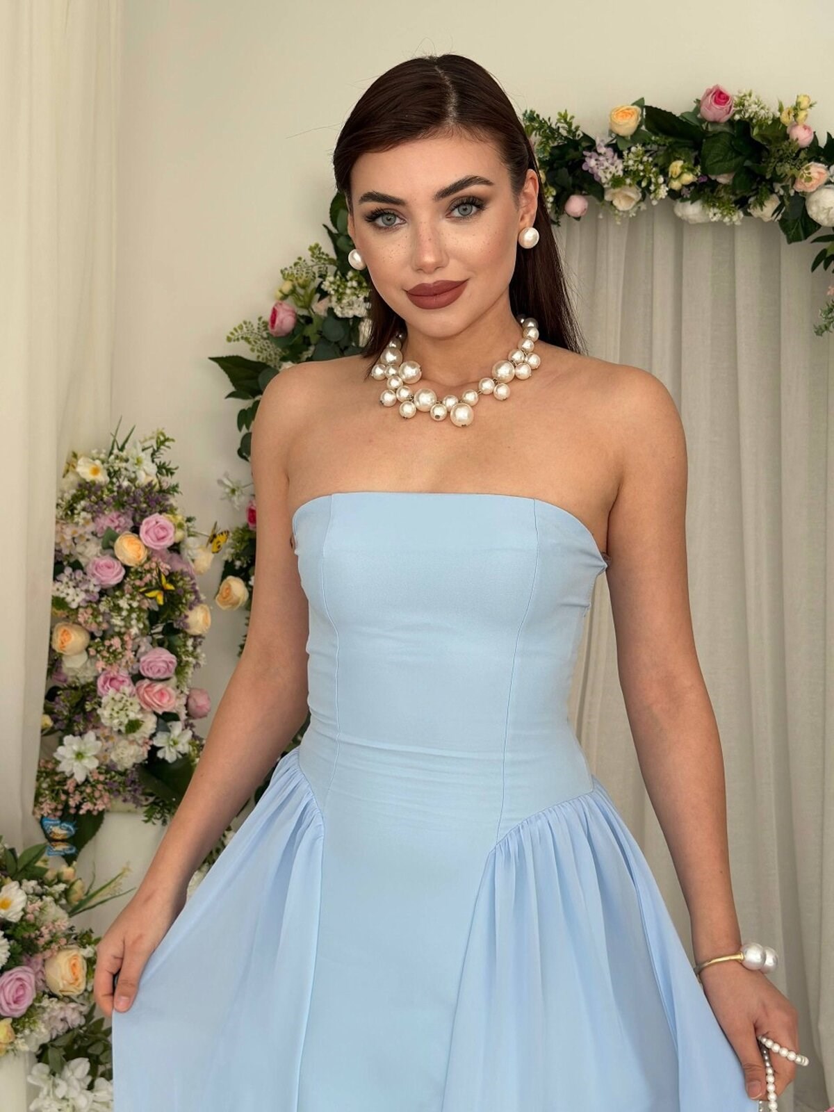 Reny Strapless Dress