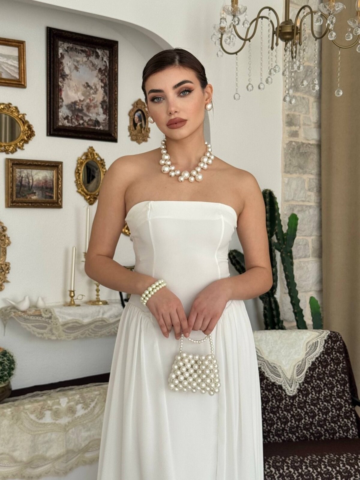 Reny Strapless Dress