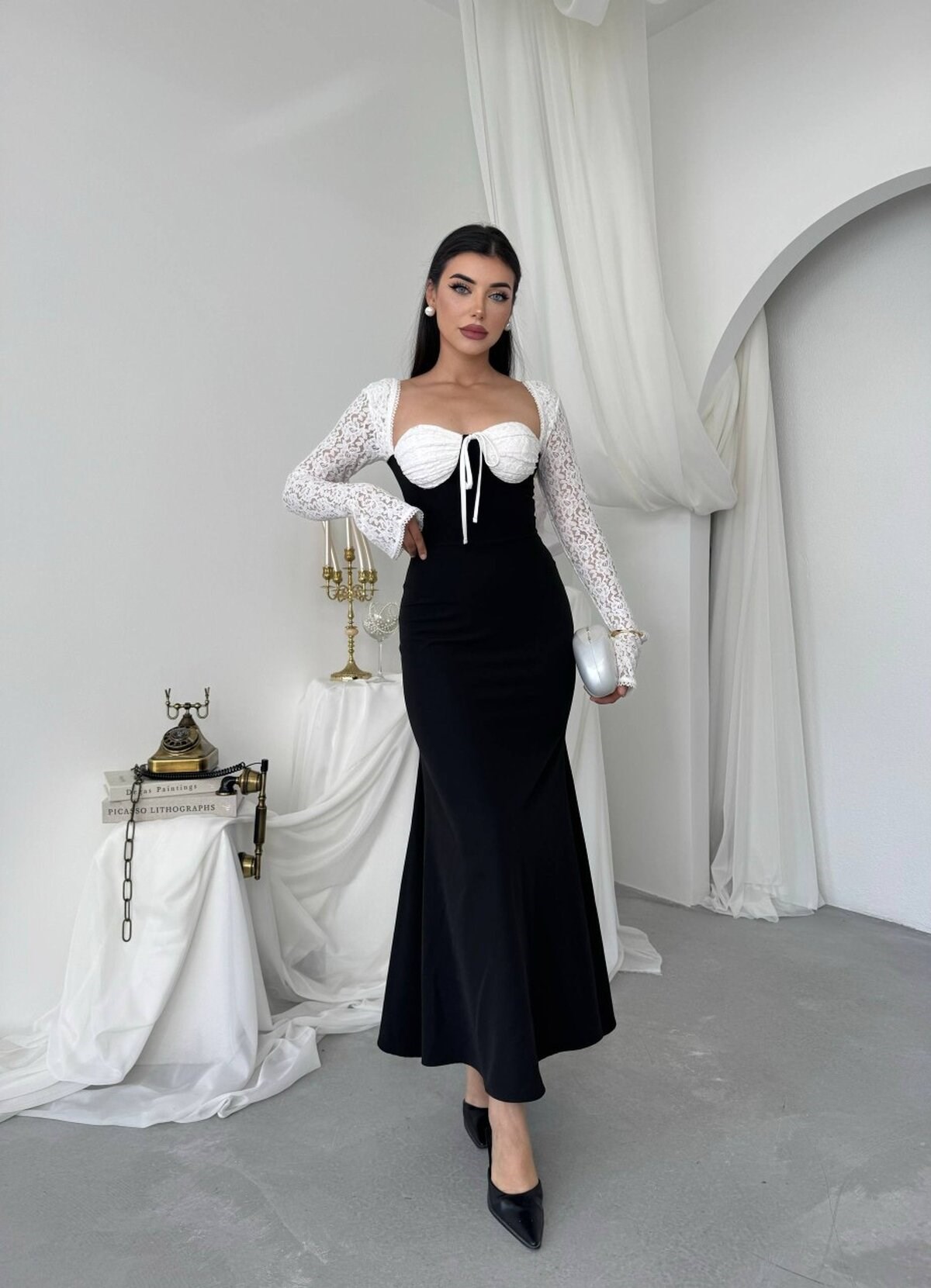 Retas Midi Dress