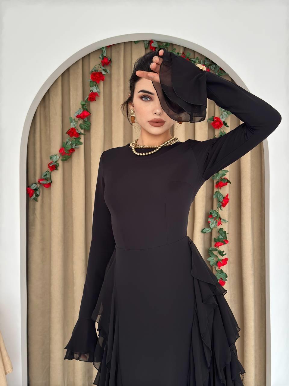Ruffle Detail Dress