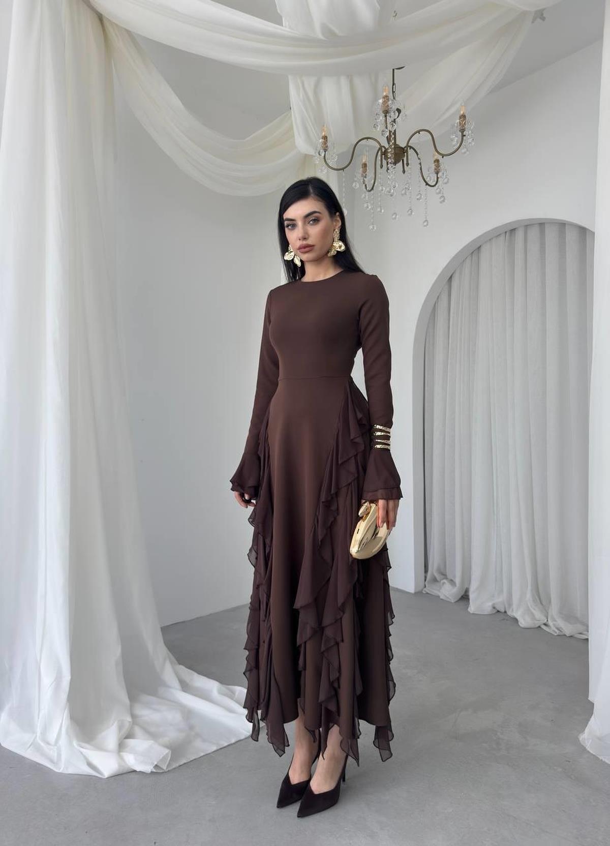 Ruffle Detail Dress