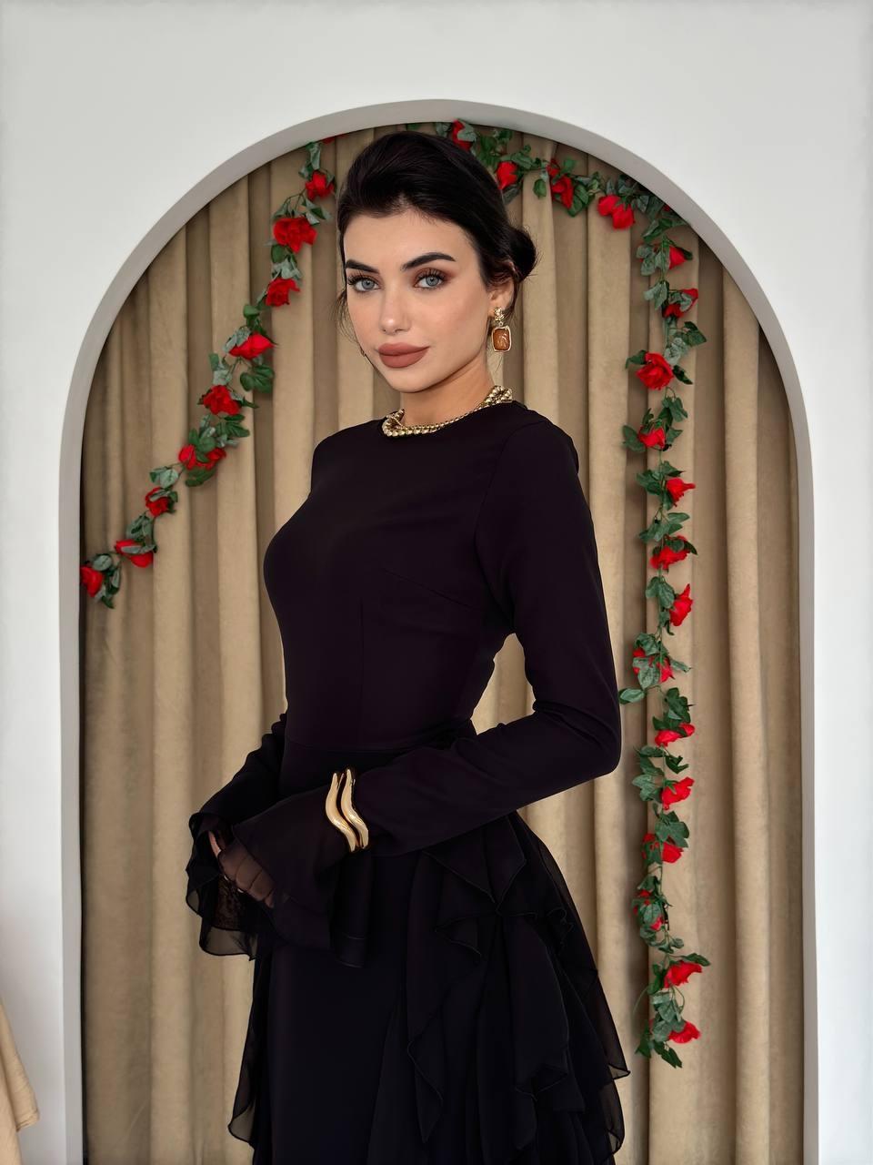 Ruffle Detail Dress