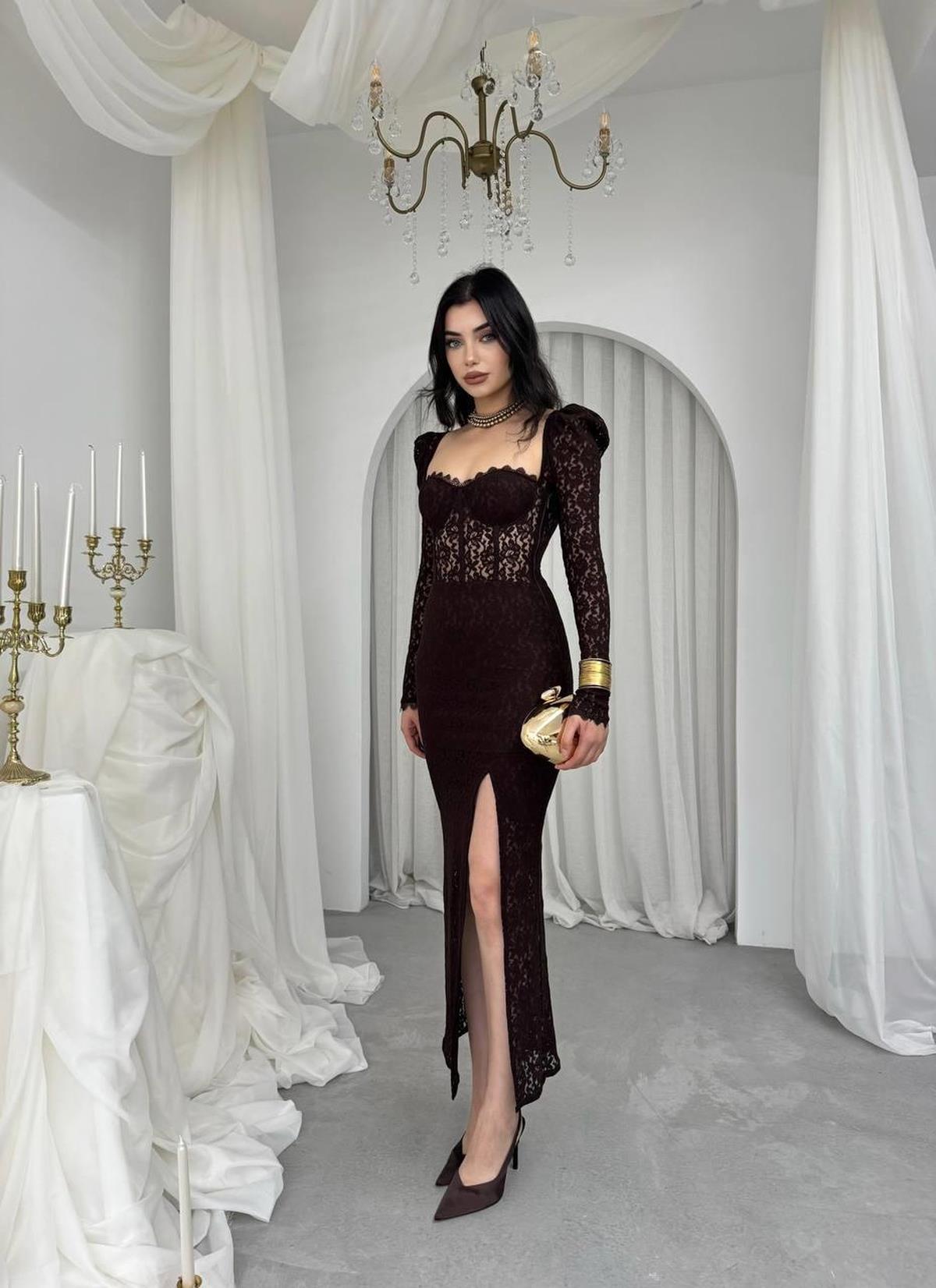 Siena Slit Detailed Dress
