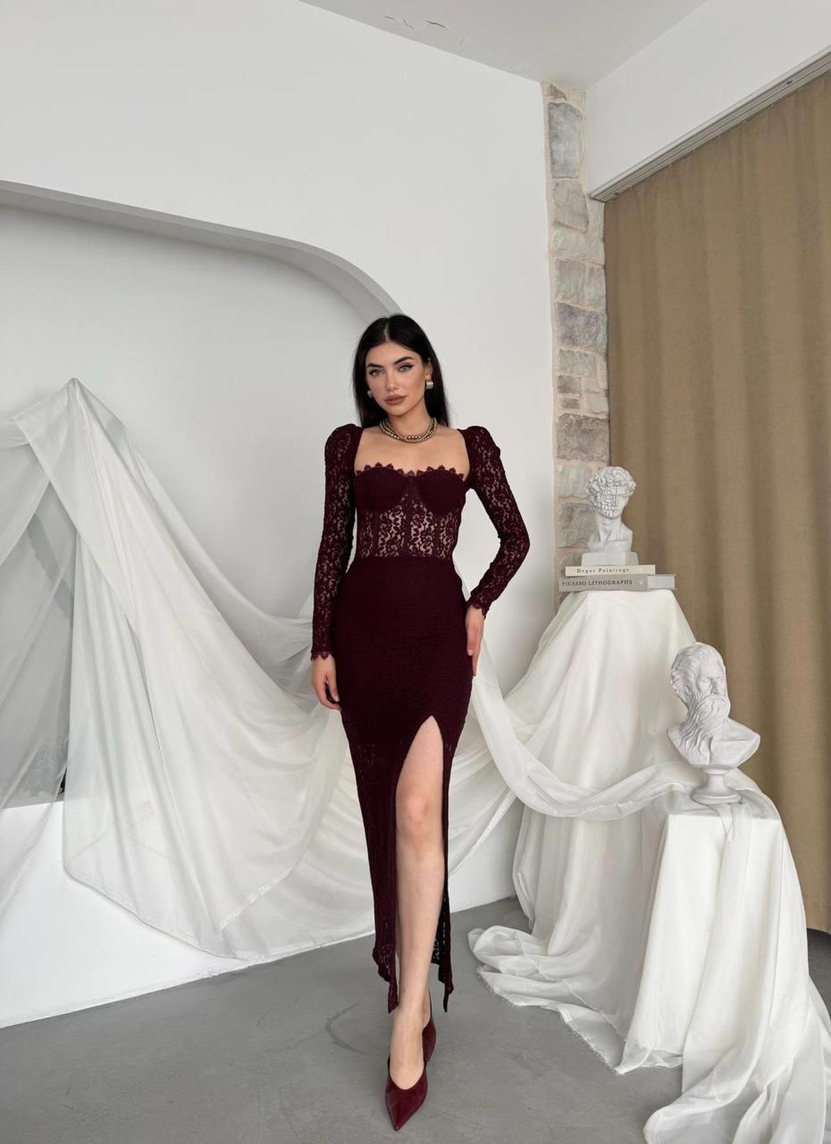 Siena Slit Detailed Dress