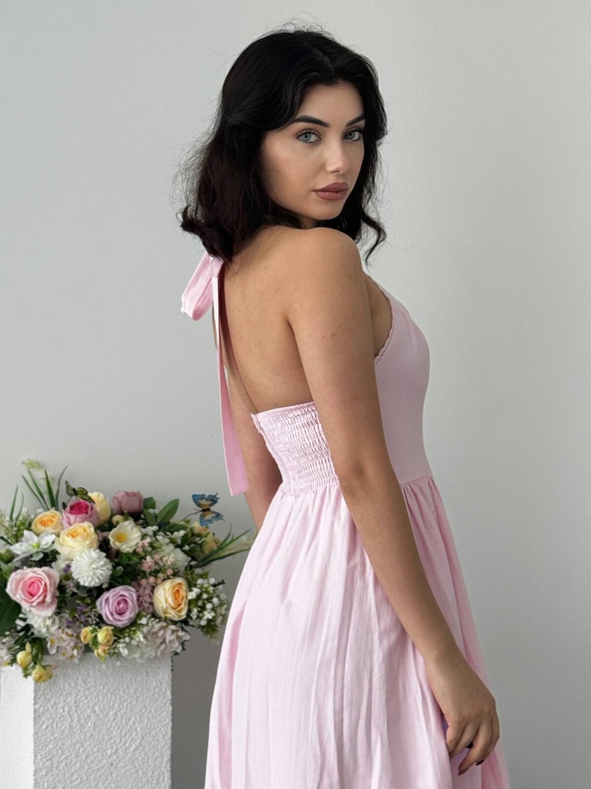 Smen Button Detail Dress