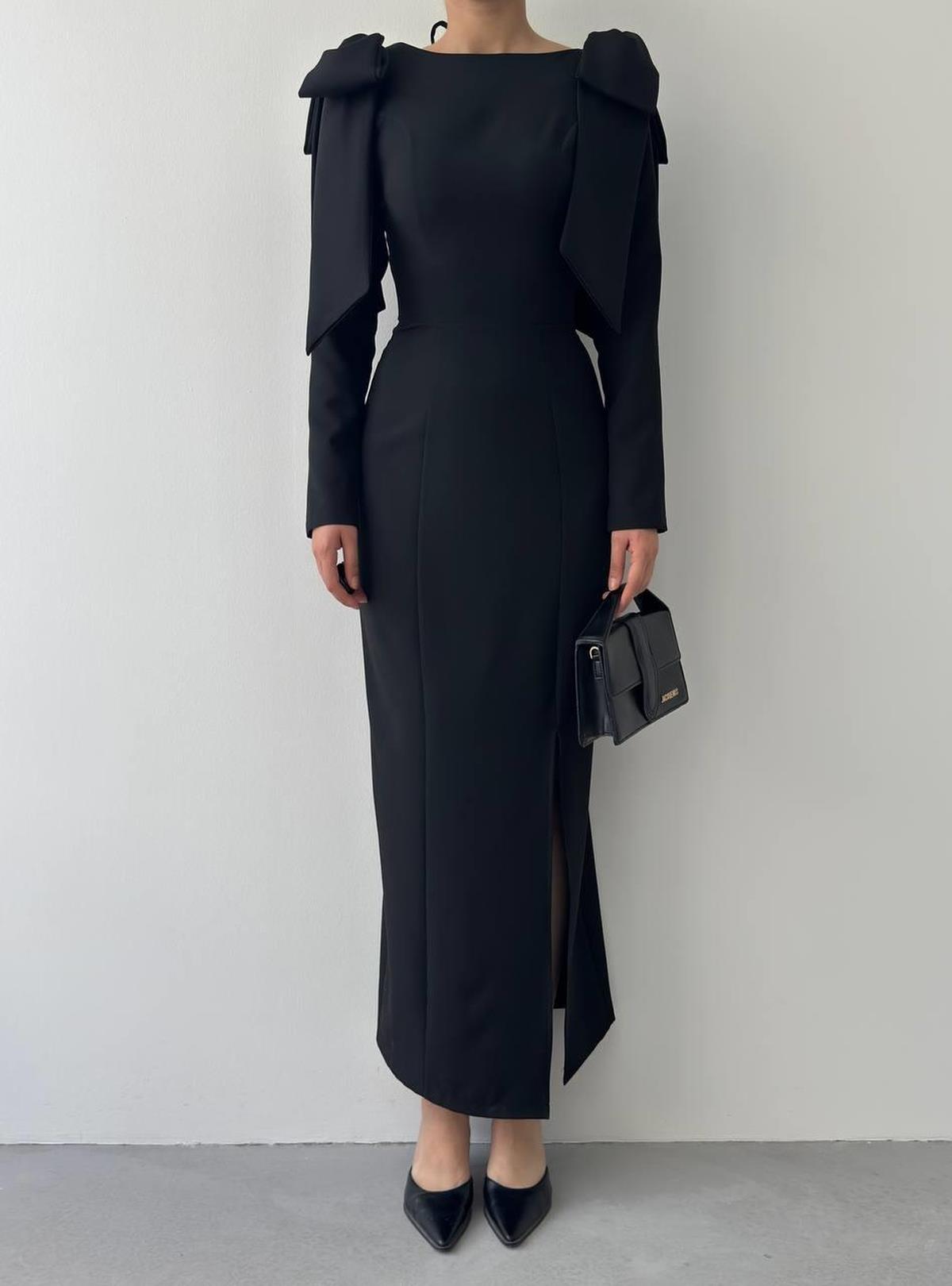 Tıv Lace & Button Detailed Dress