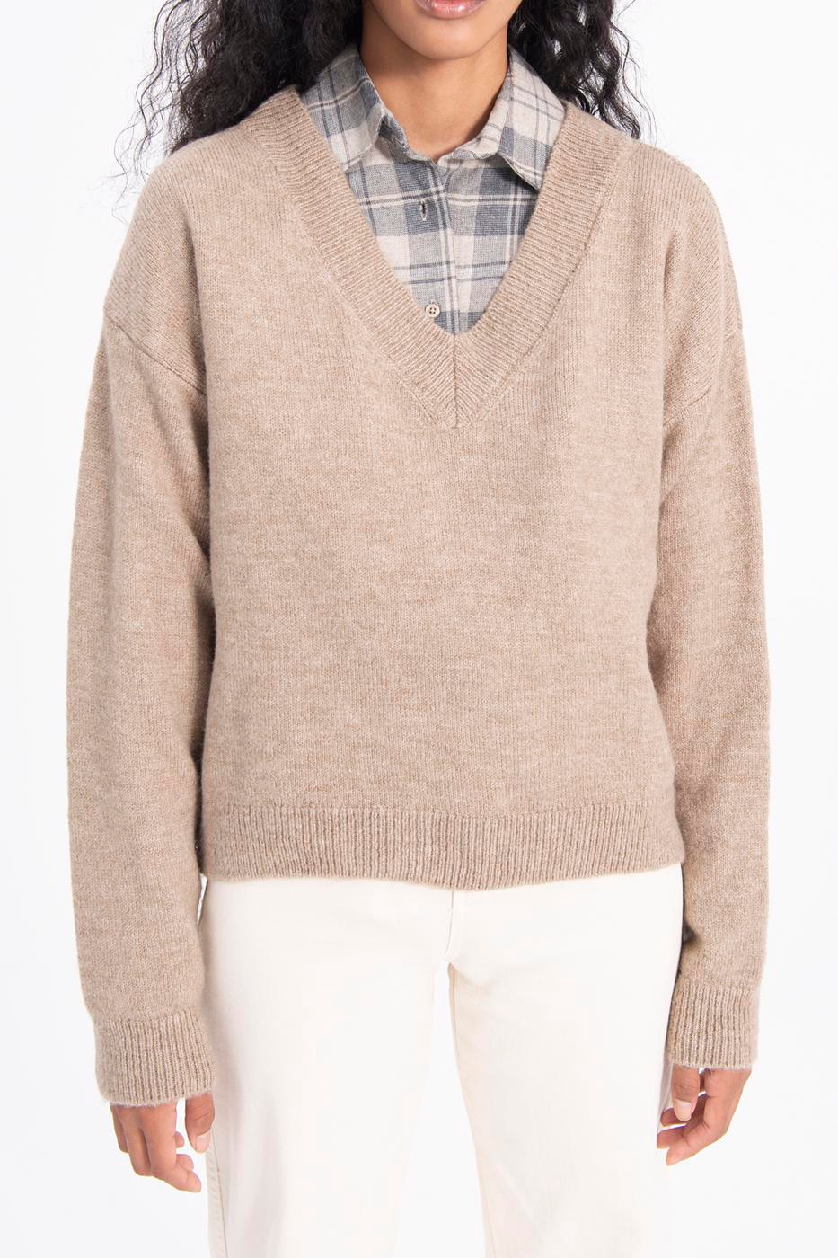 V-neck sweater