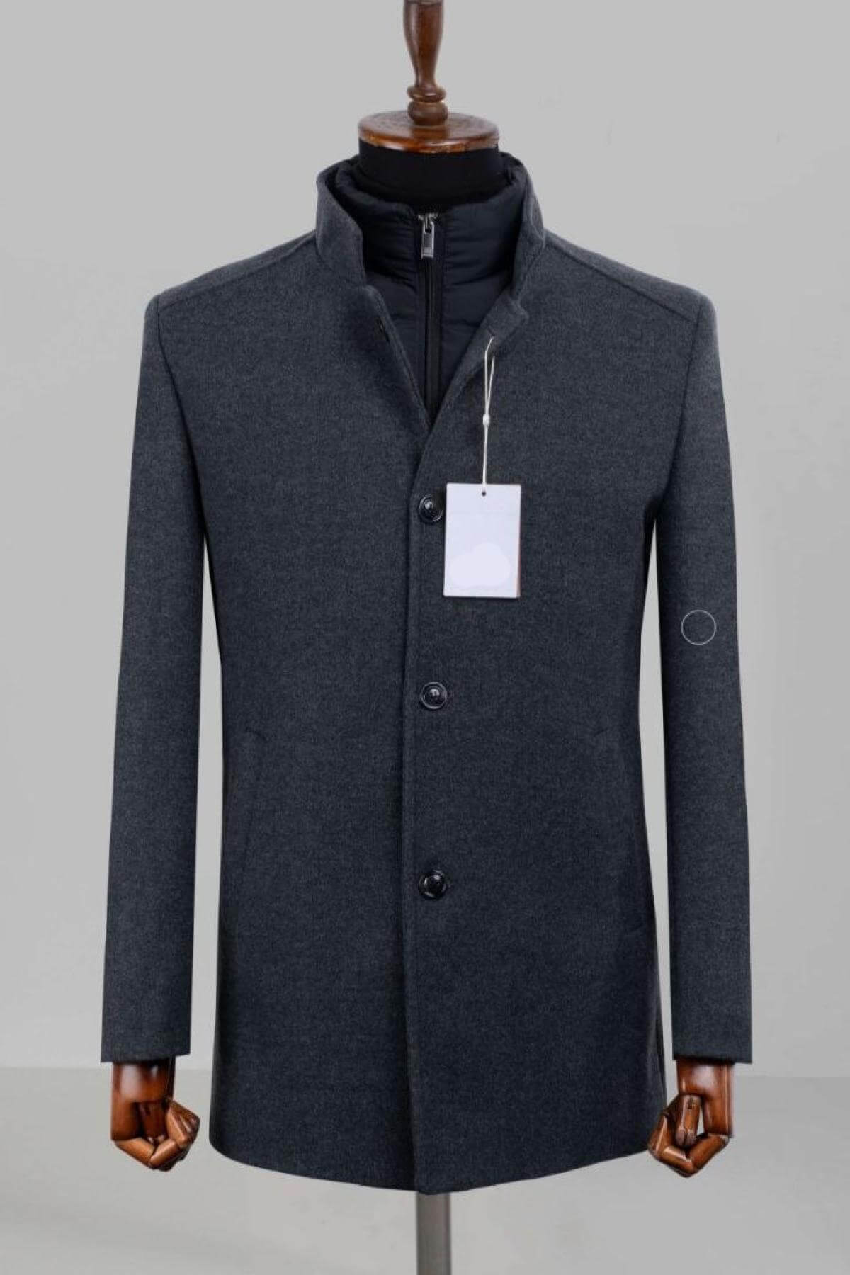 Wholesale Men Anthracite Coat 738151