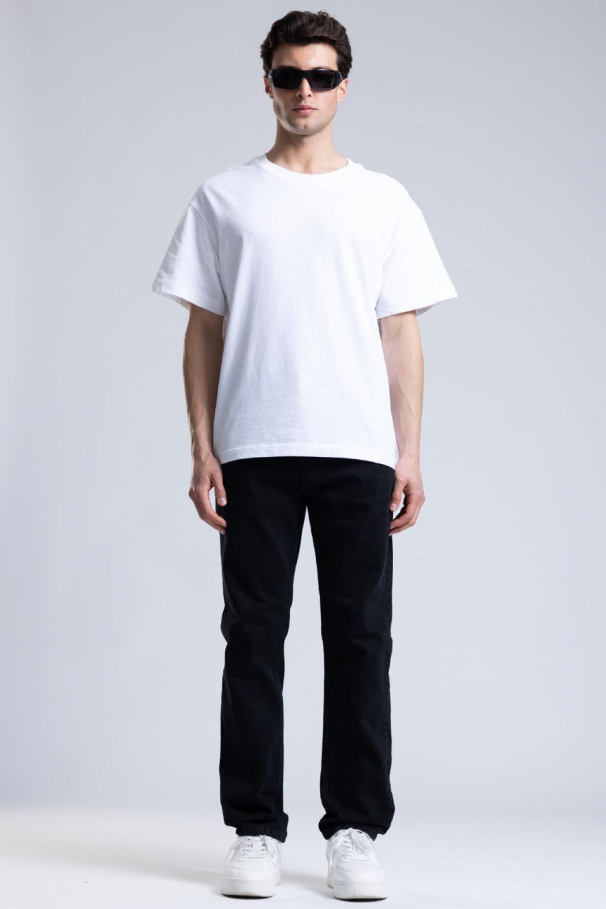 Wholesale Men Black Regular Jeans 736546