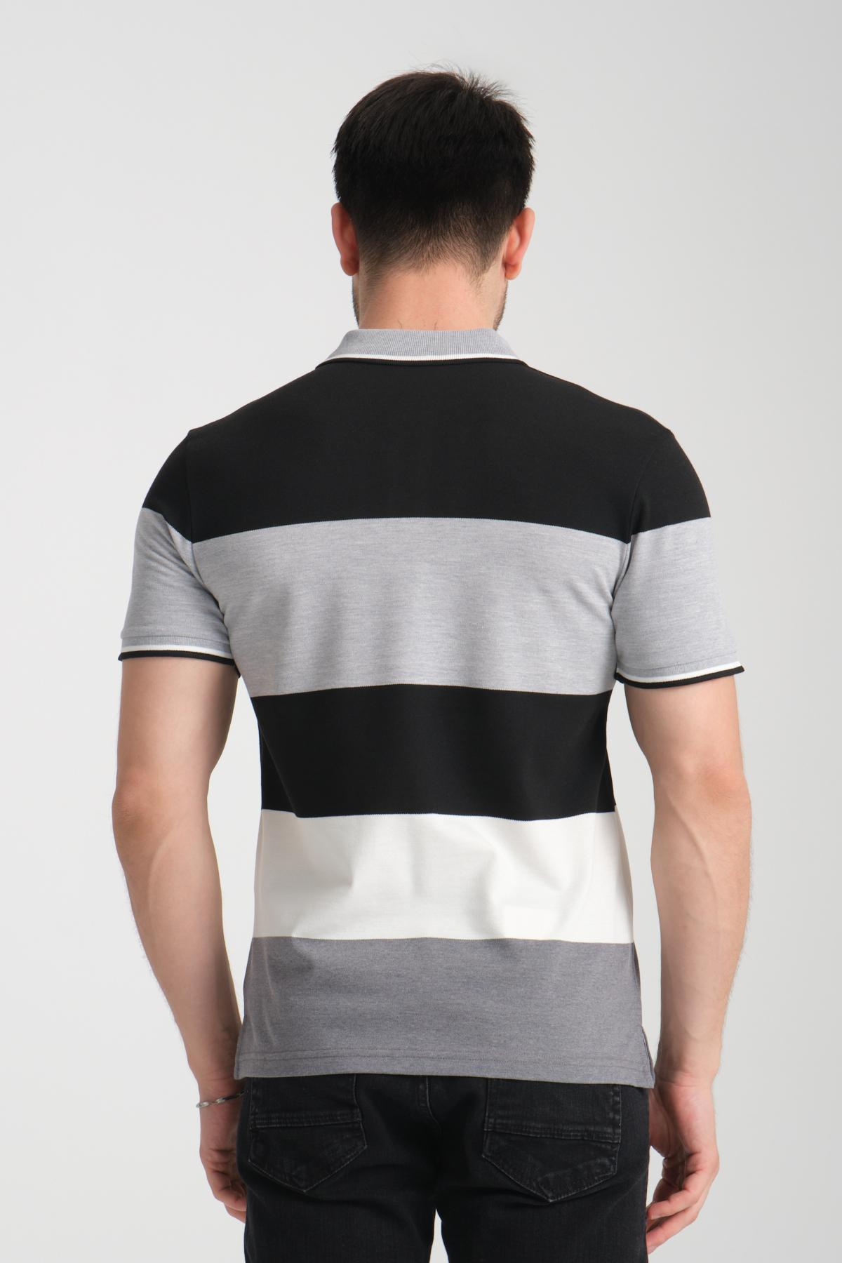 Wholesale Men Black T-shirt 732326