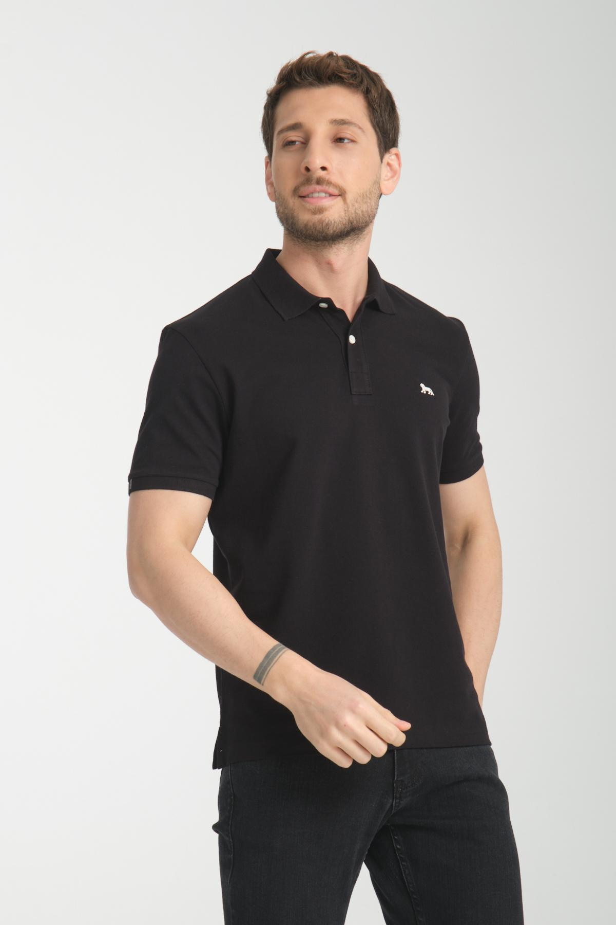 Wholesale Men Black  T-shirt 736145