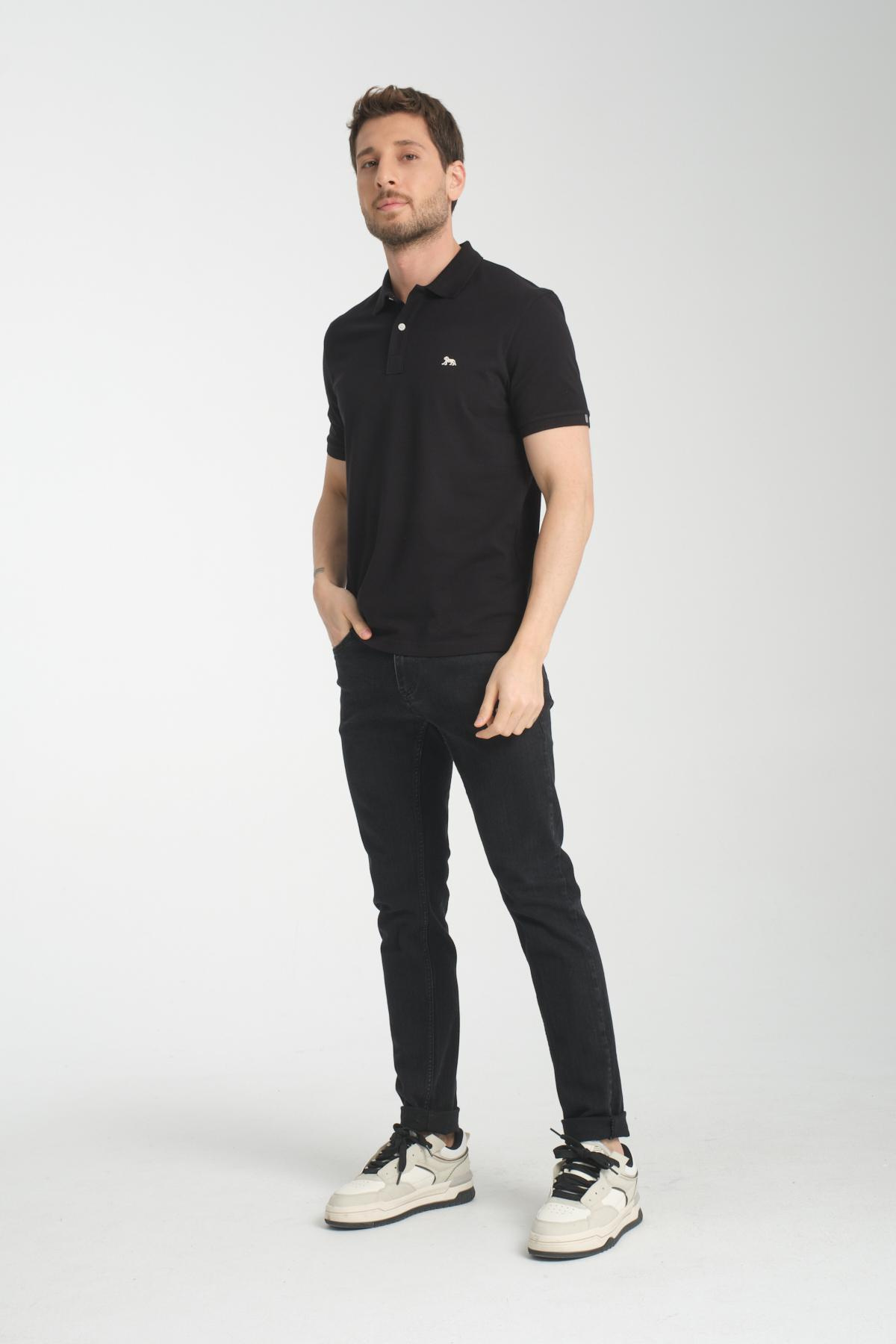 Wholesale Men Black  T-shirt 736145