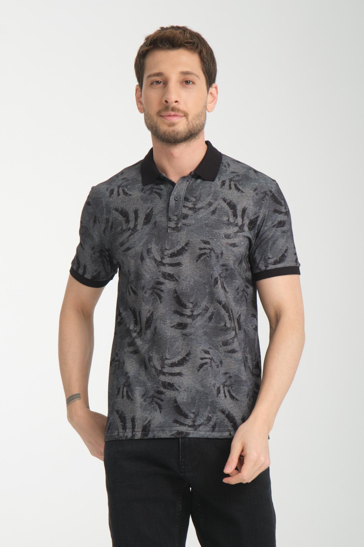 Wholesale Men Black  T-shirt 736149