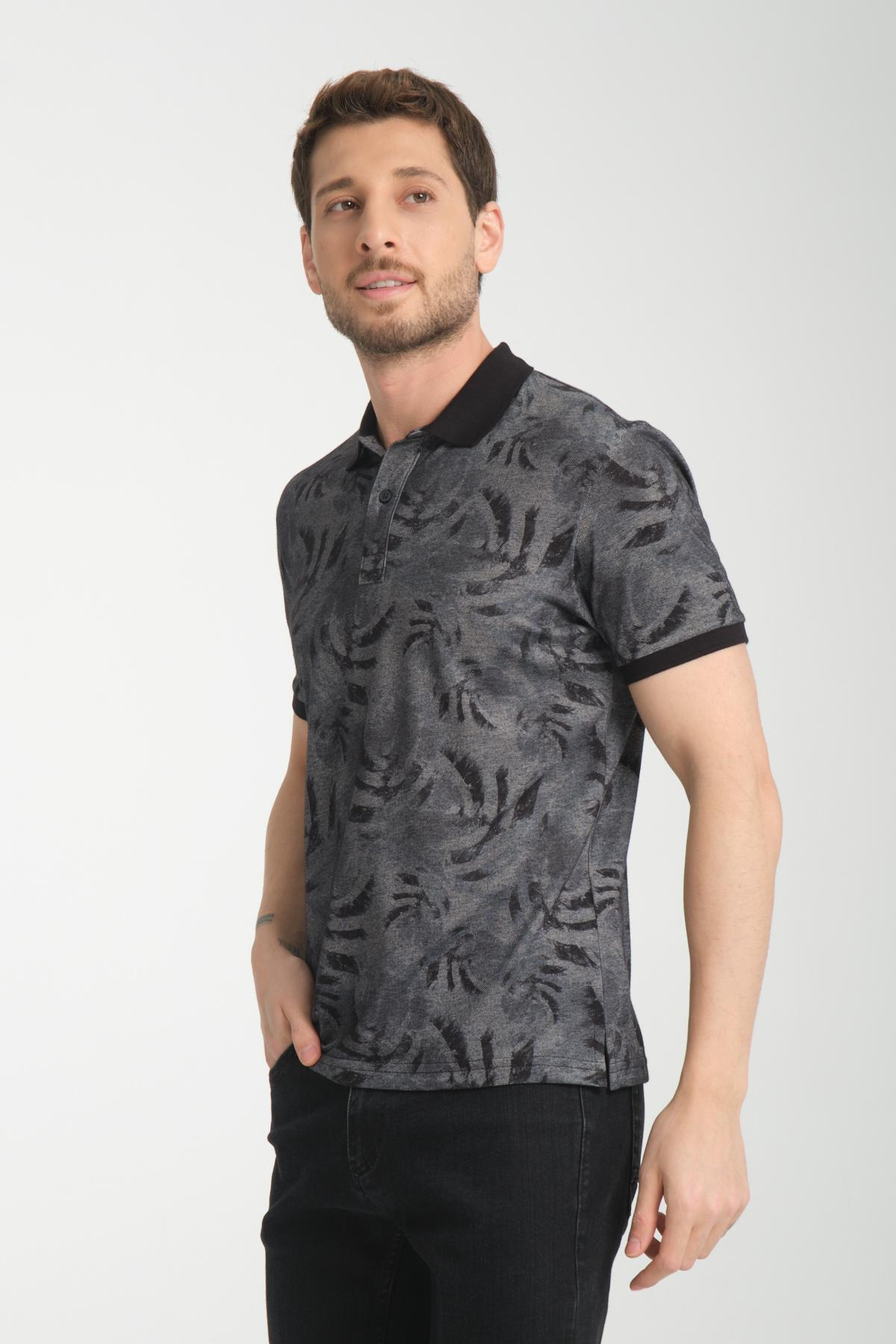 Wholesale Men Black  T-shirt 736149