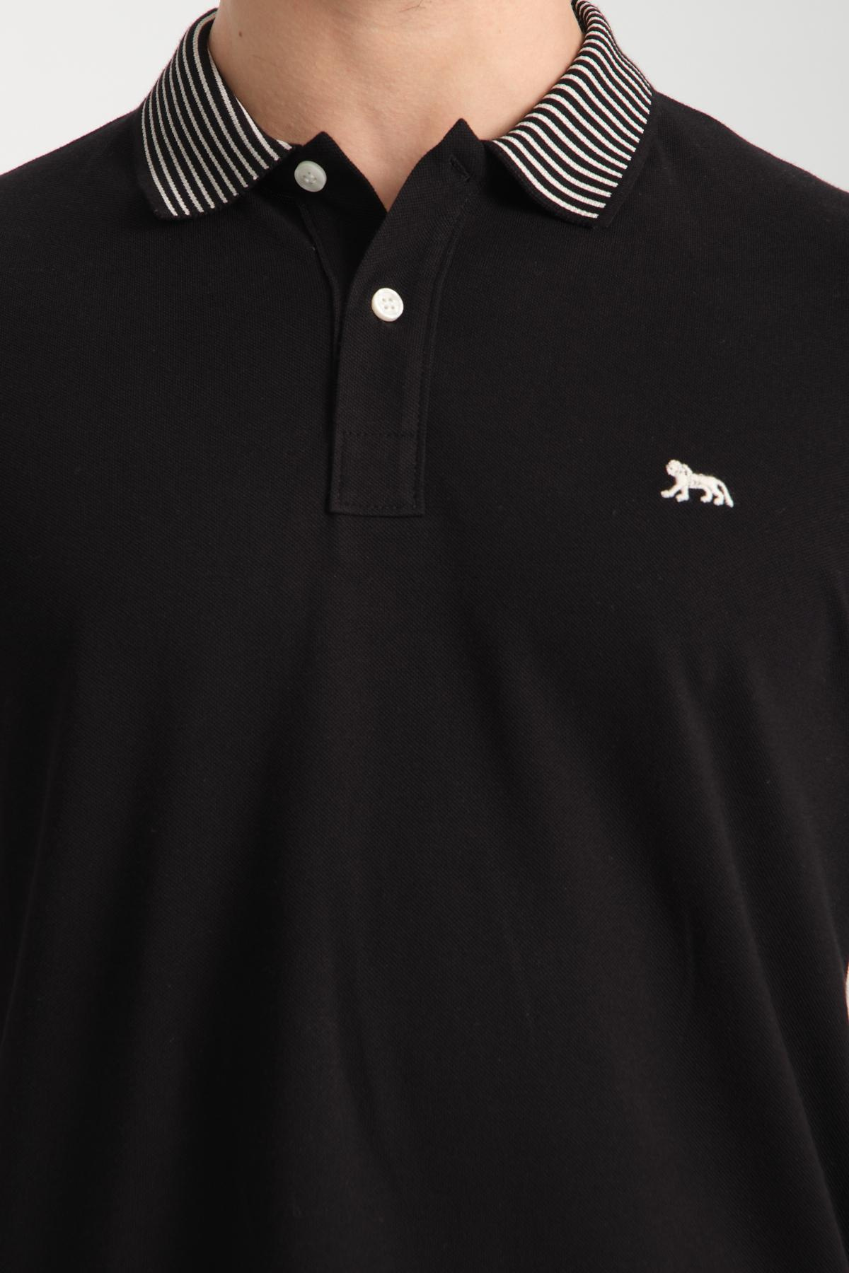 Wholesale Men Black T-shirt 736064