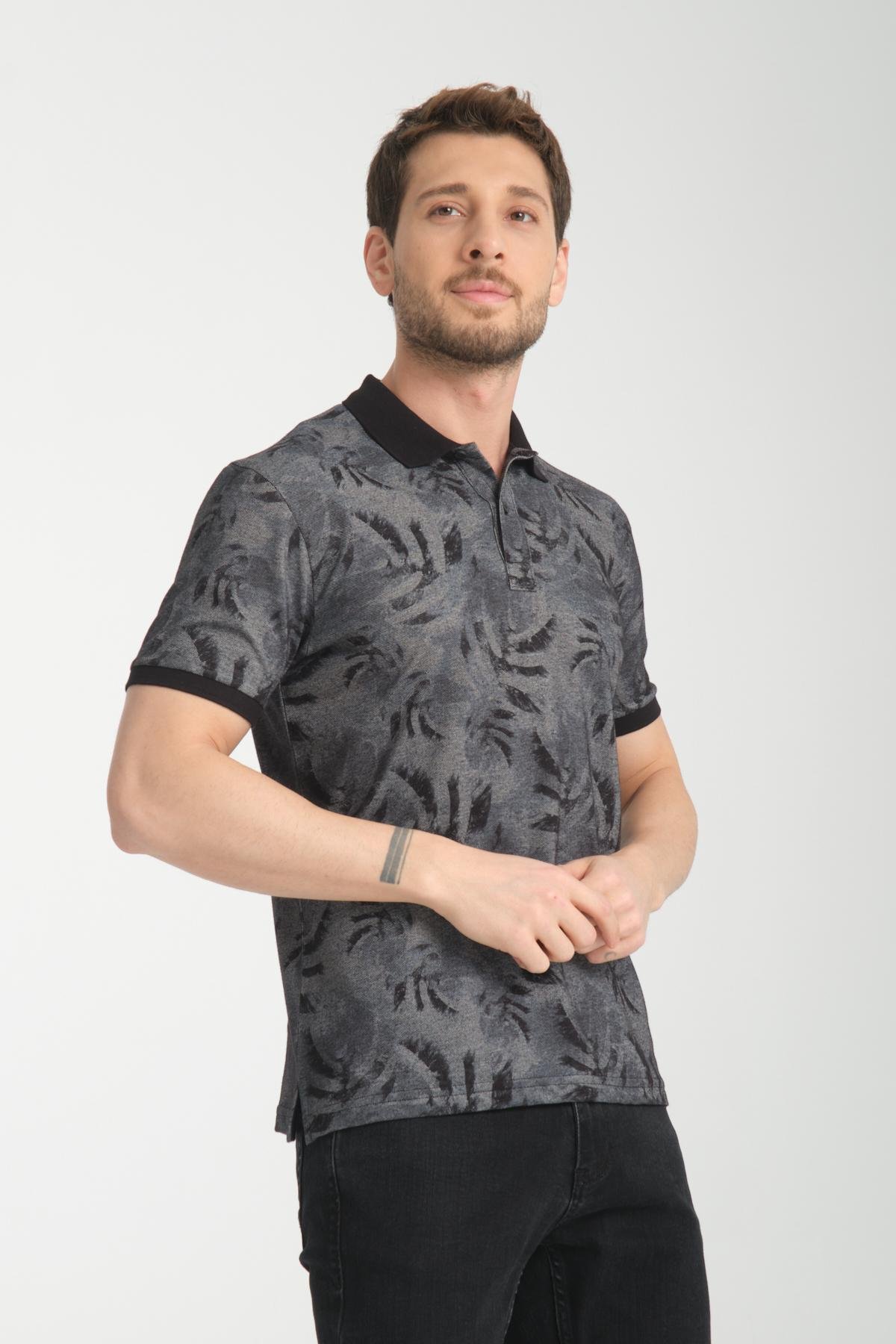 Wholesale Men Black  T-shirt 736149