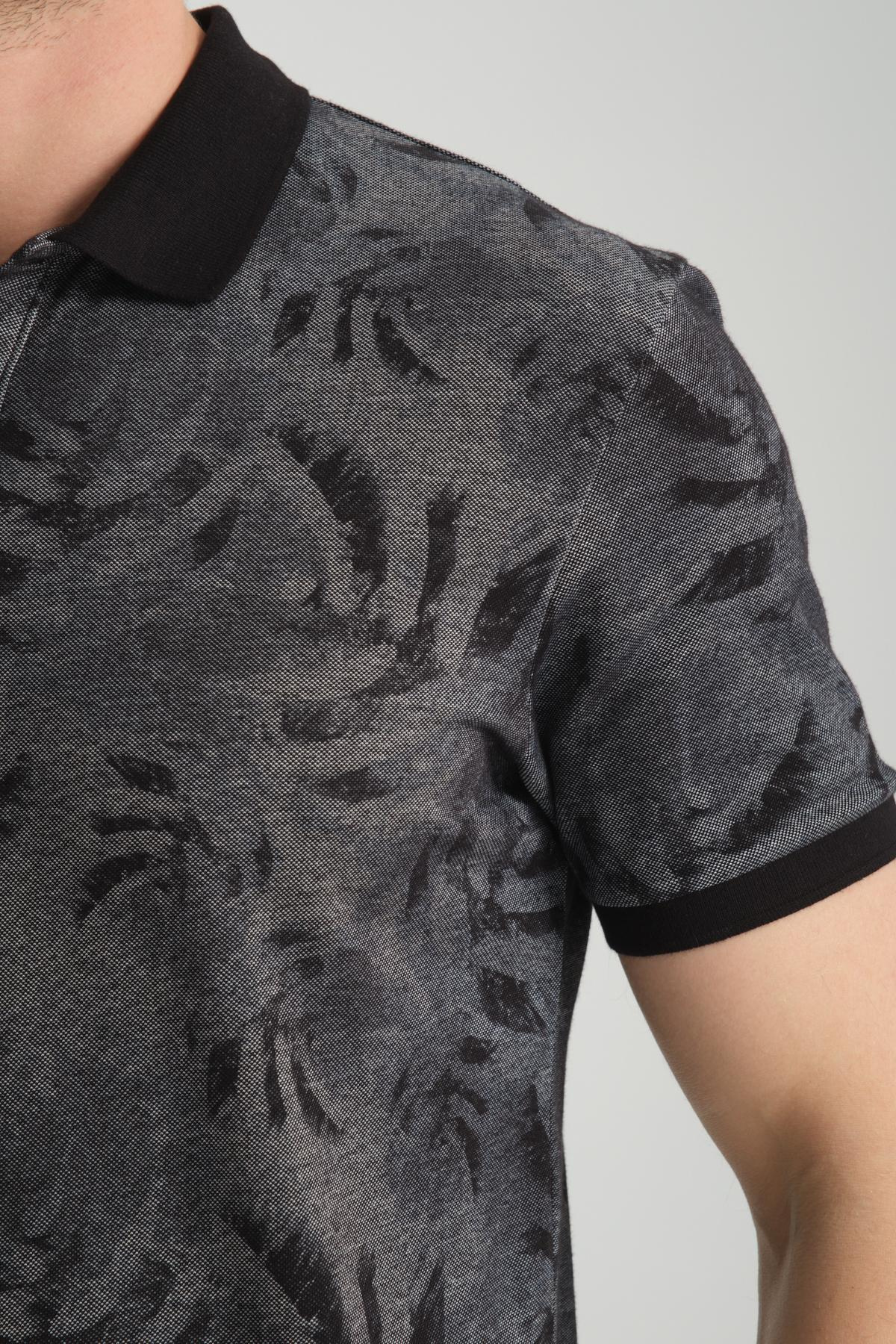 Wholesale Men Black  T-shirt 736149