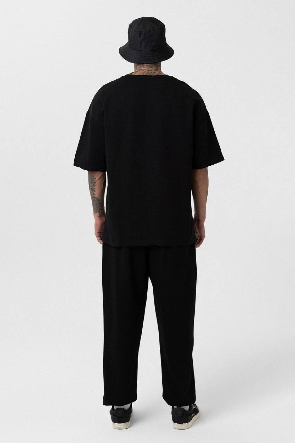 Wholesale Men Black Tracksuit 722710