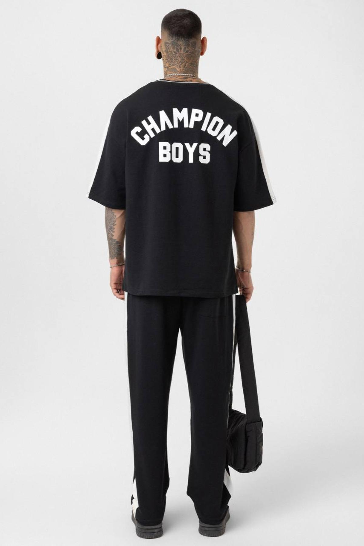 Wholesale Men Black Tracksuit 722705