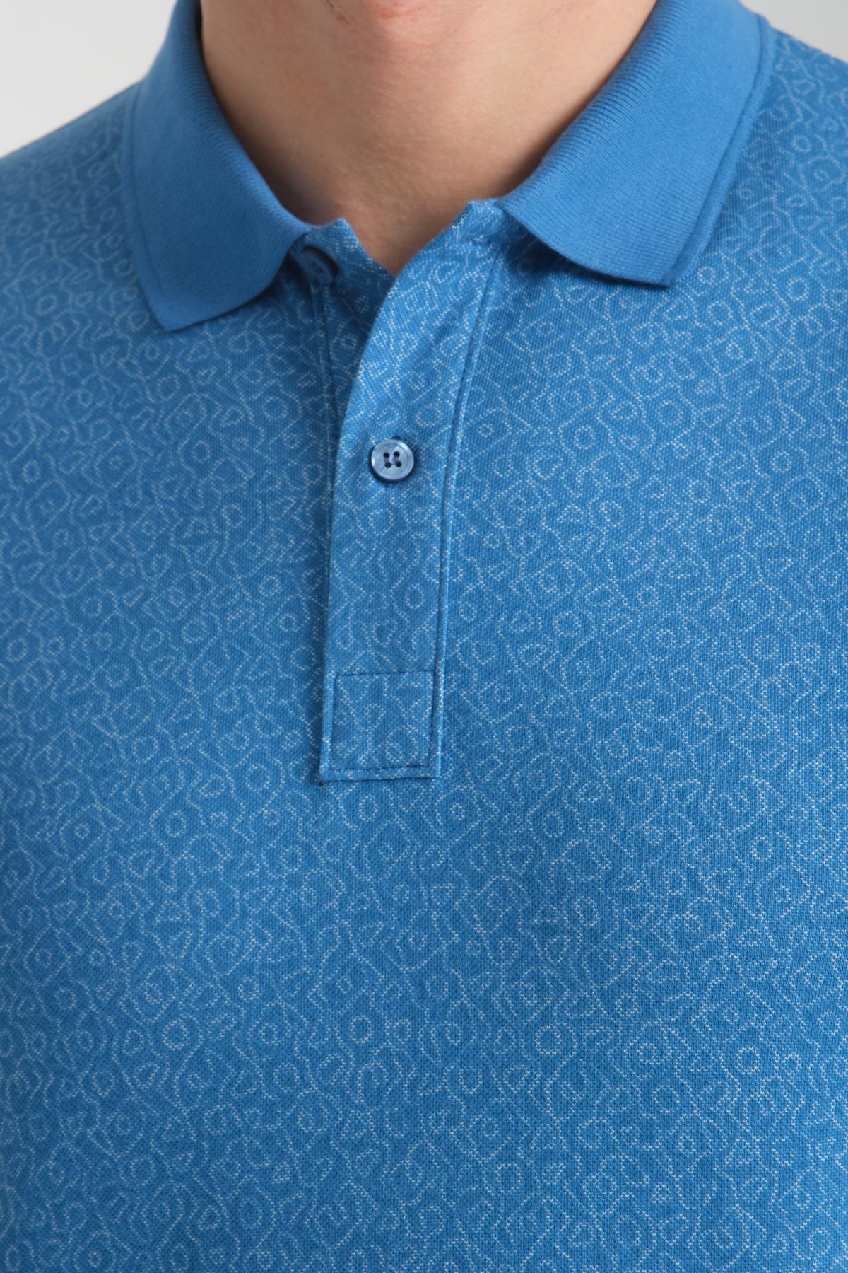 Wholesale Men Blue T-shirt 736080