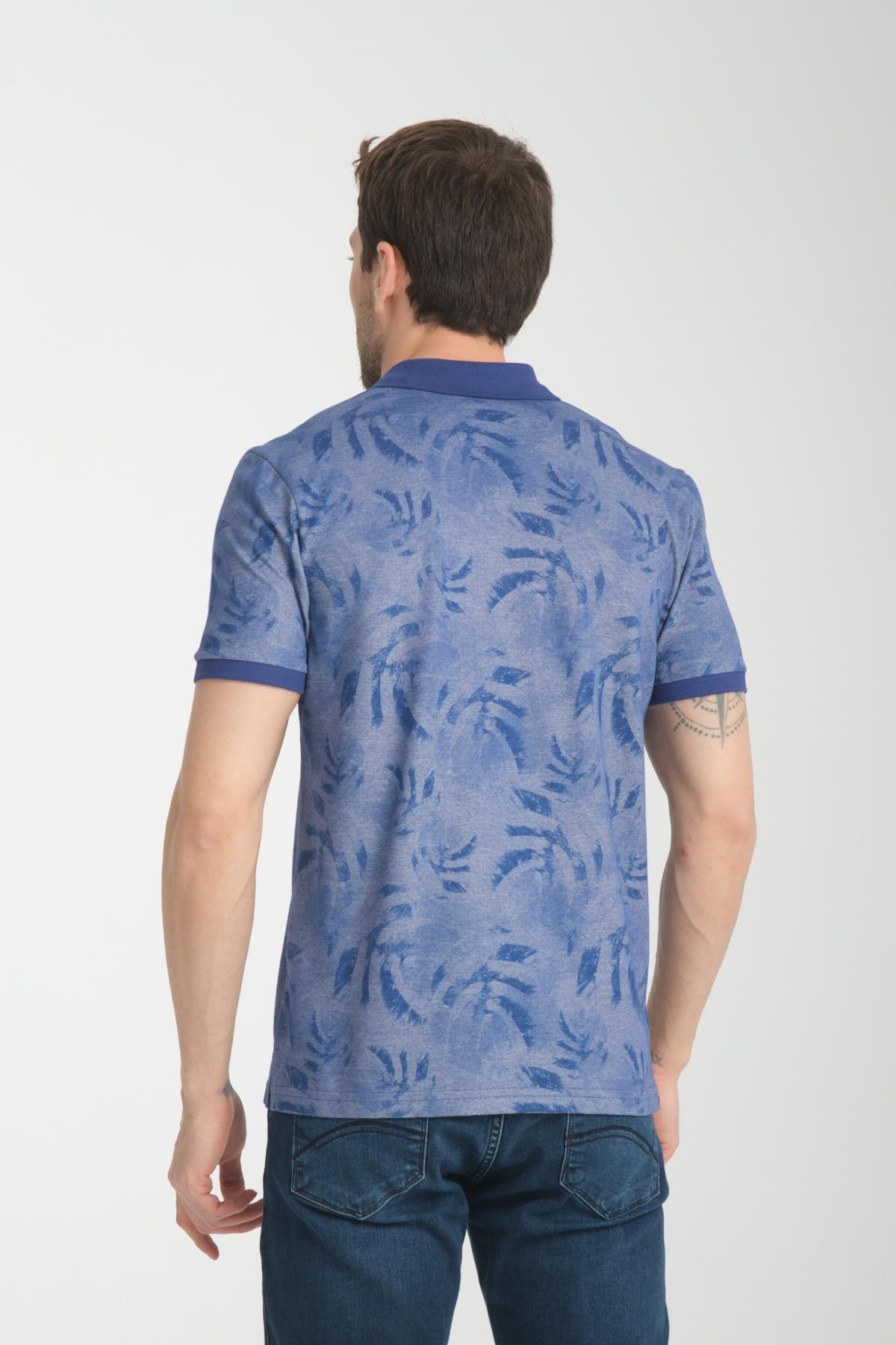 Wholesale Men Blue T-shirt 736090