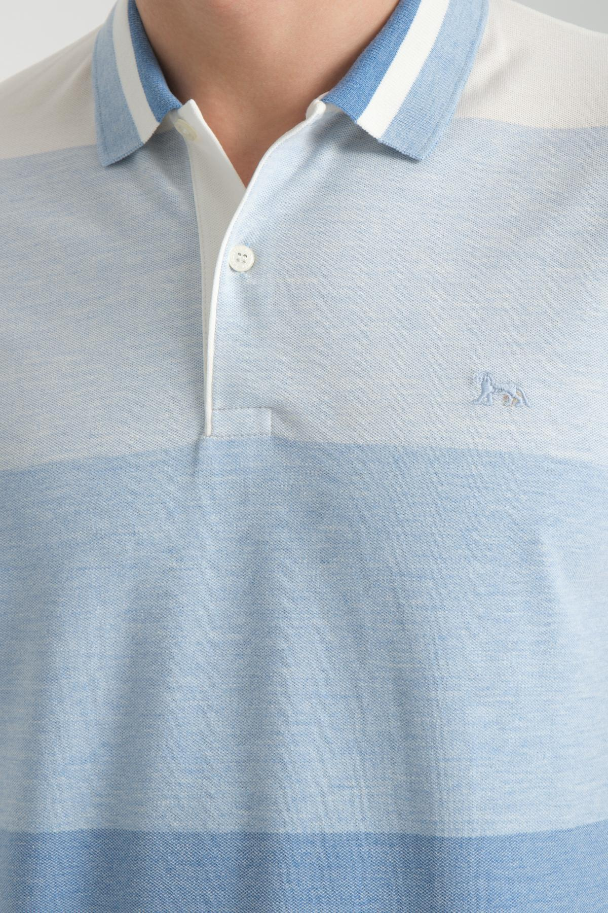 Wholesale Men Blue T-shirt 736114