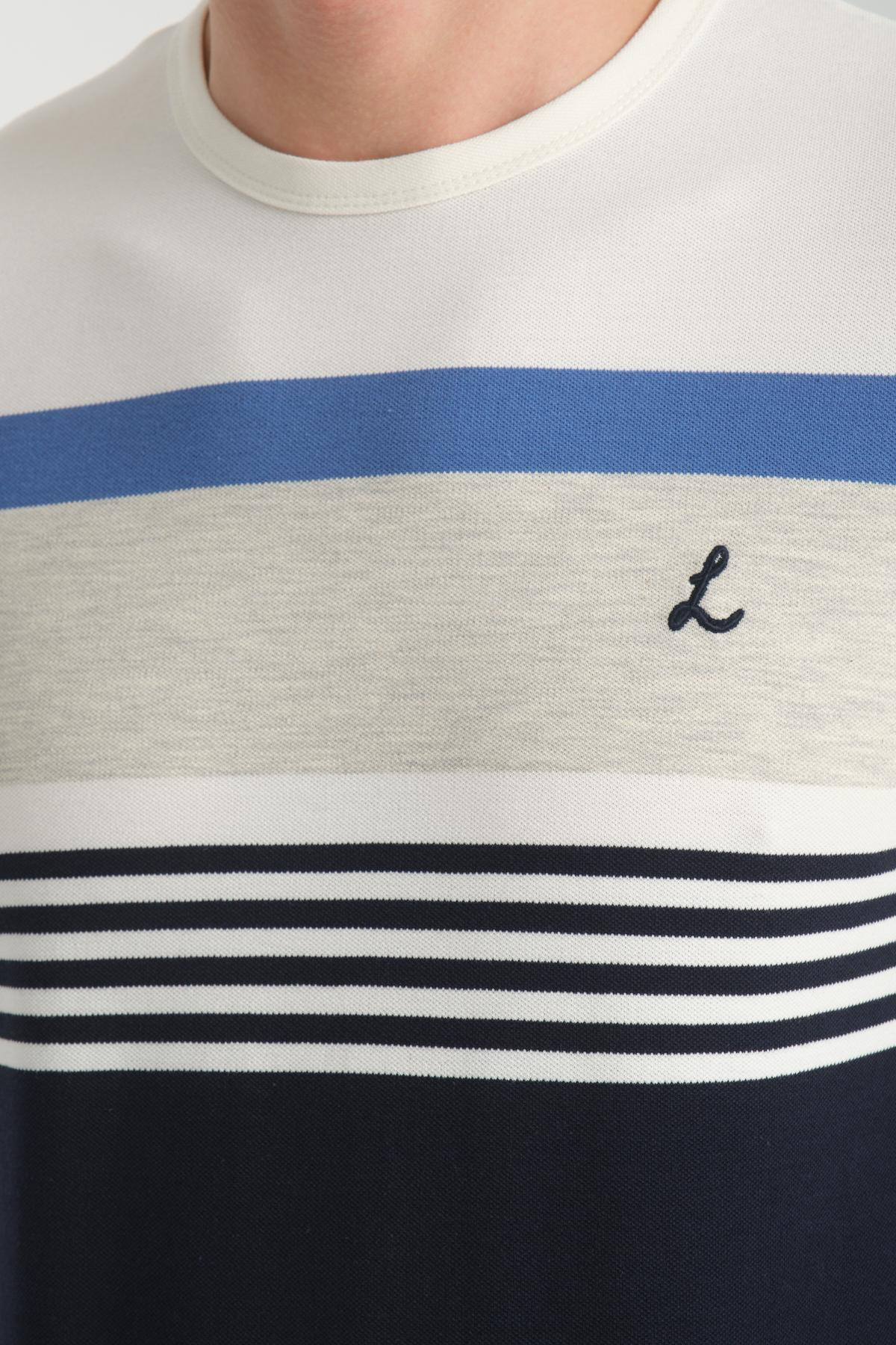 Wholesale Men Blue  T-shirt 736187