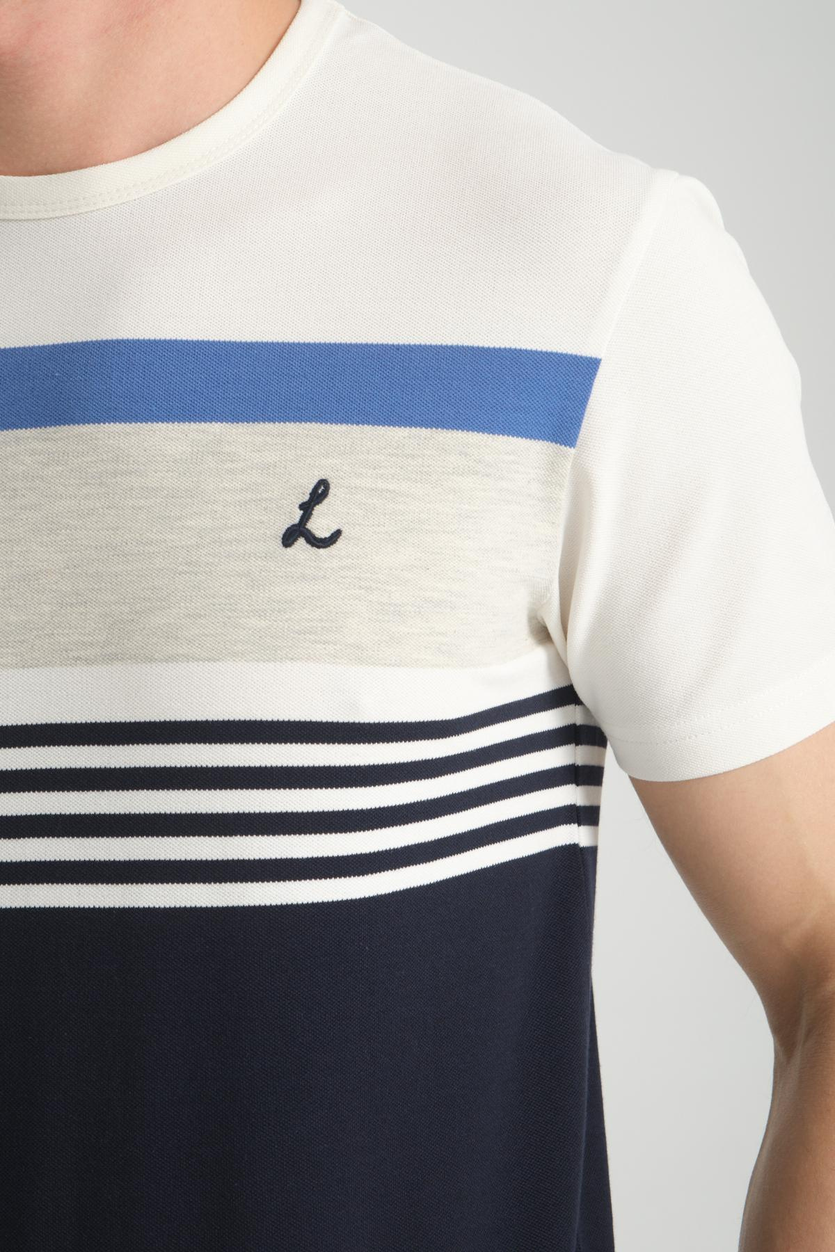 Wholesale Men Blue  T-shirt 736187