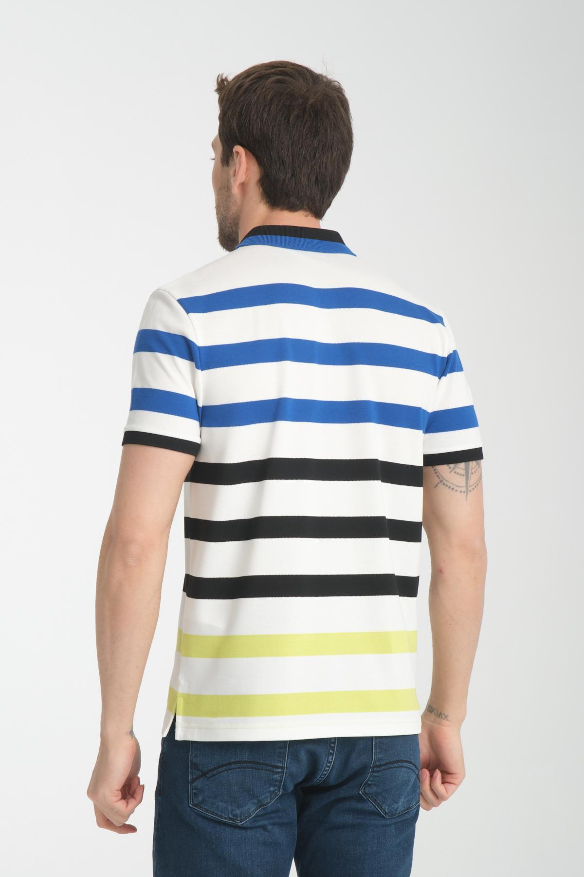 Wholesale Men Blue T-shirt 736121