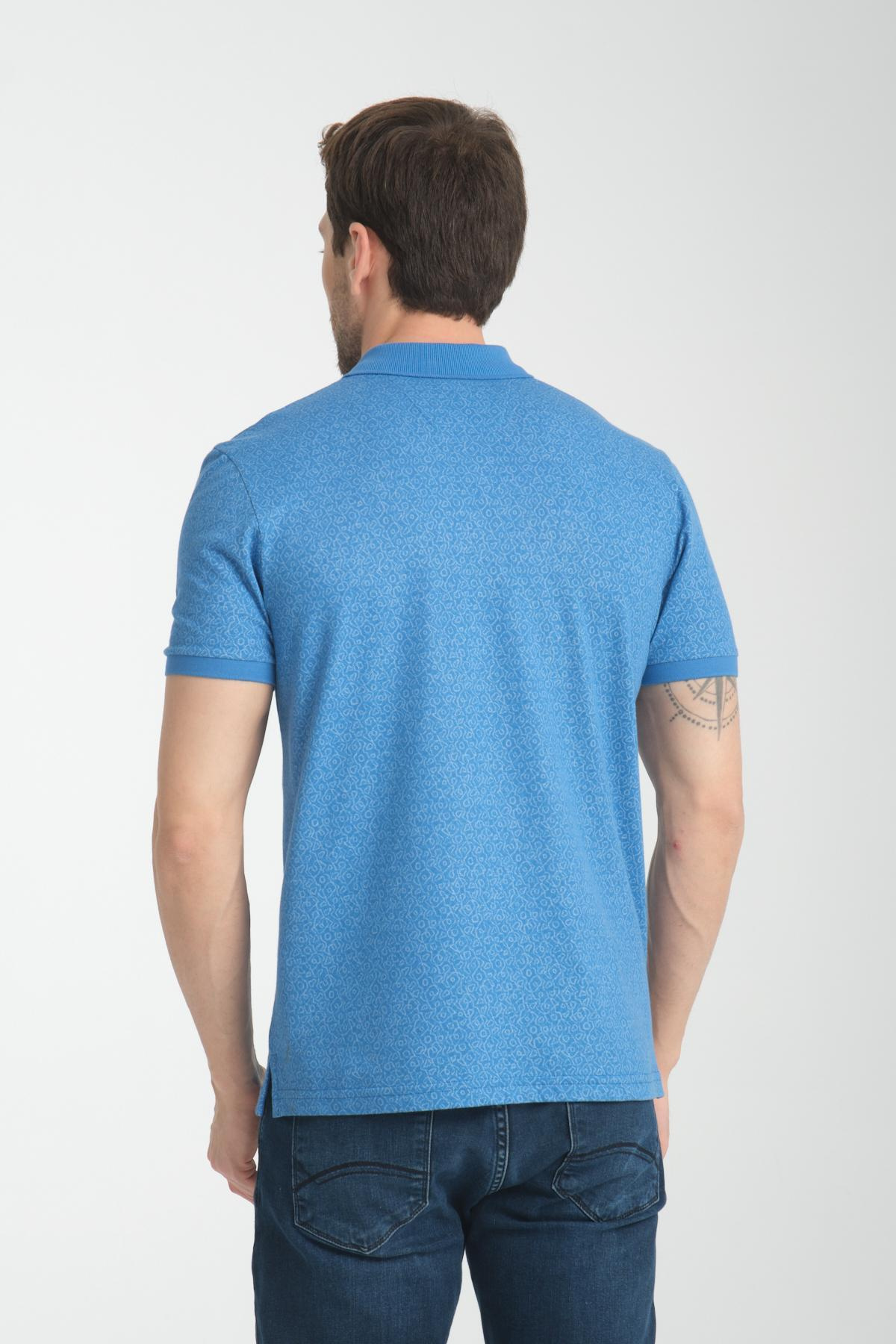 Wholesale Men Blue T-shirt 736080