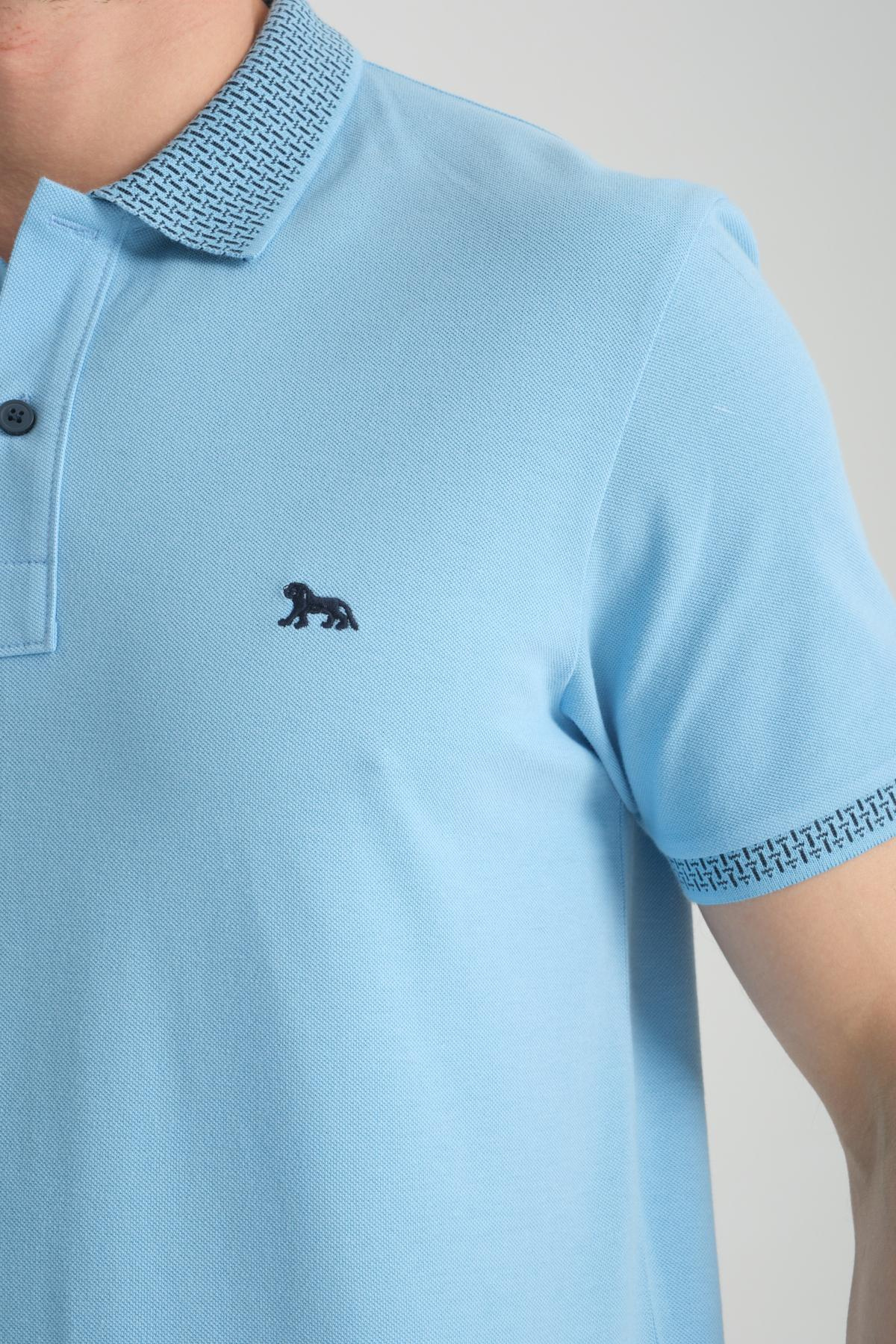 Wholesale Men Blue T-shirt 736124