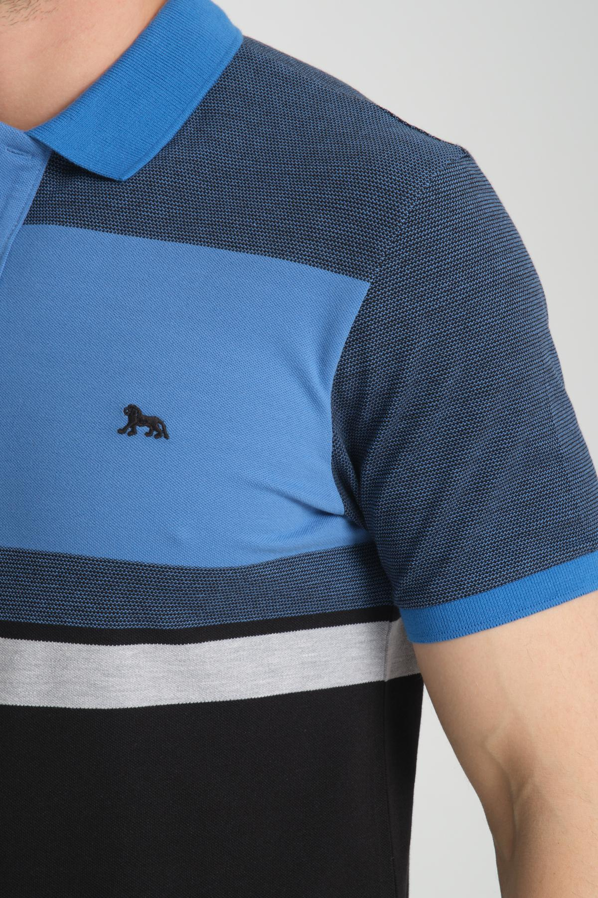 Wholesale Men Blue T-shirt 736157