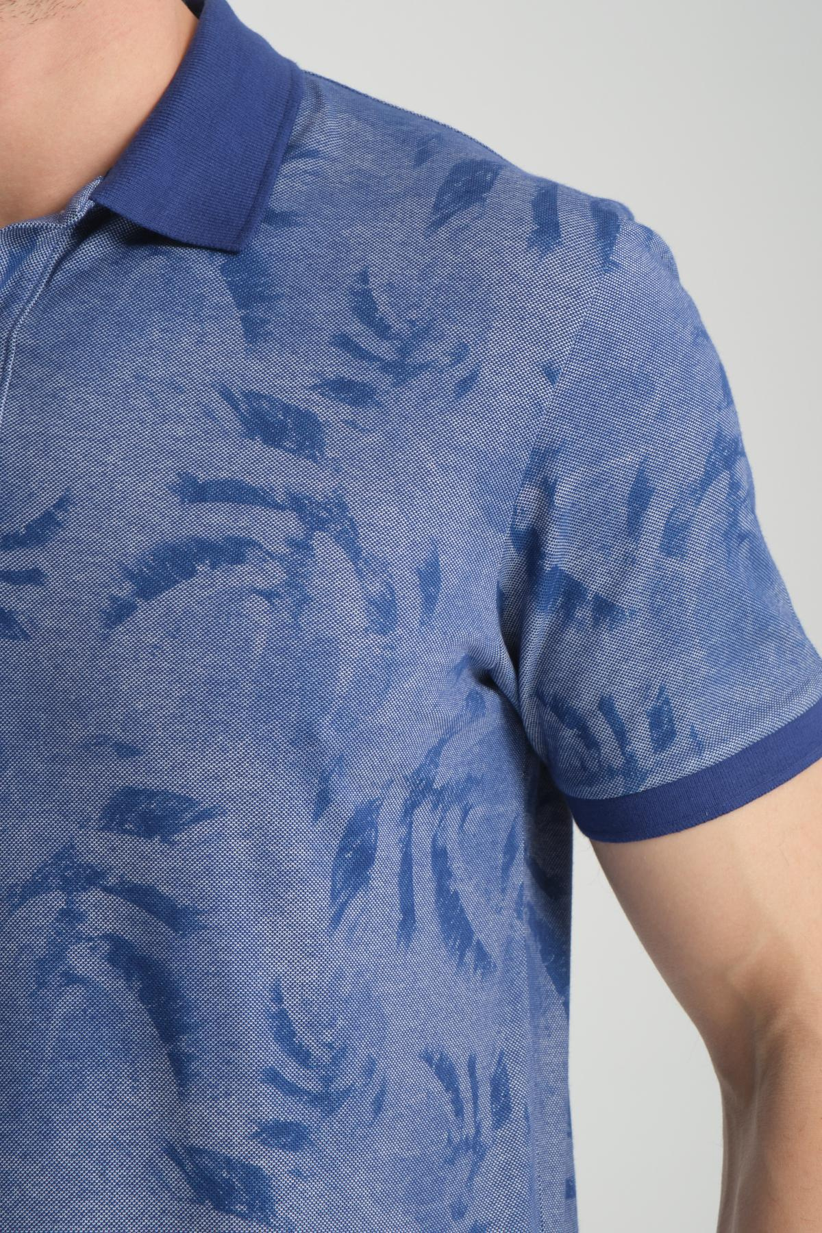 Wholesale Men Blue T-shirt 736090